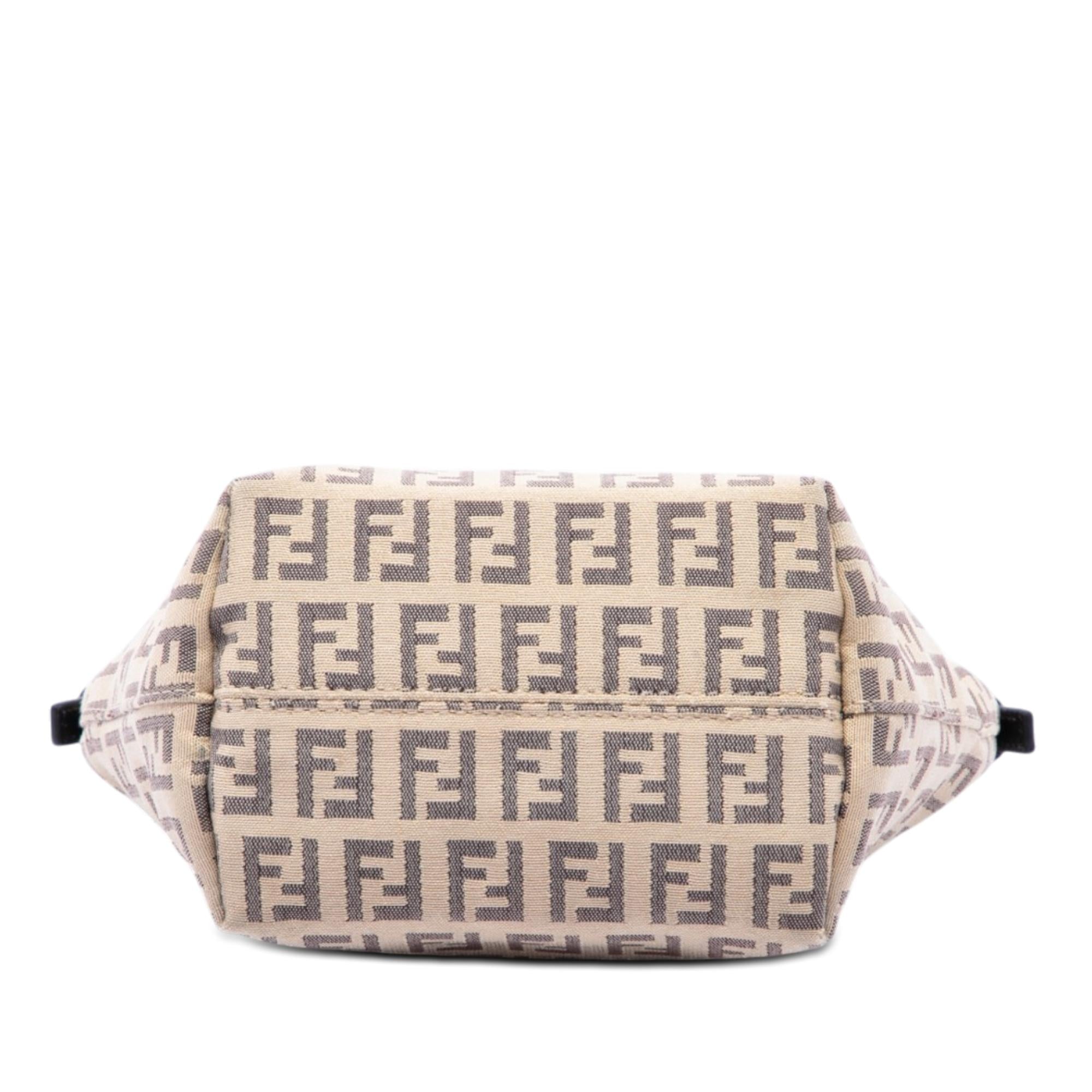 Fendi Zucchino Canvas Handbag