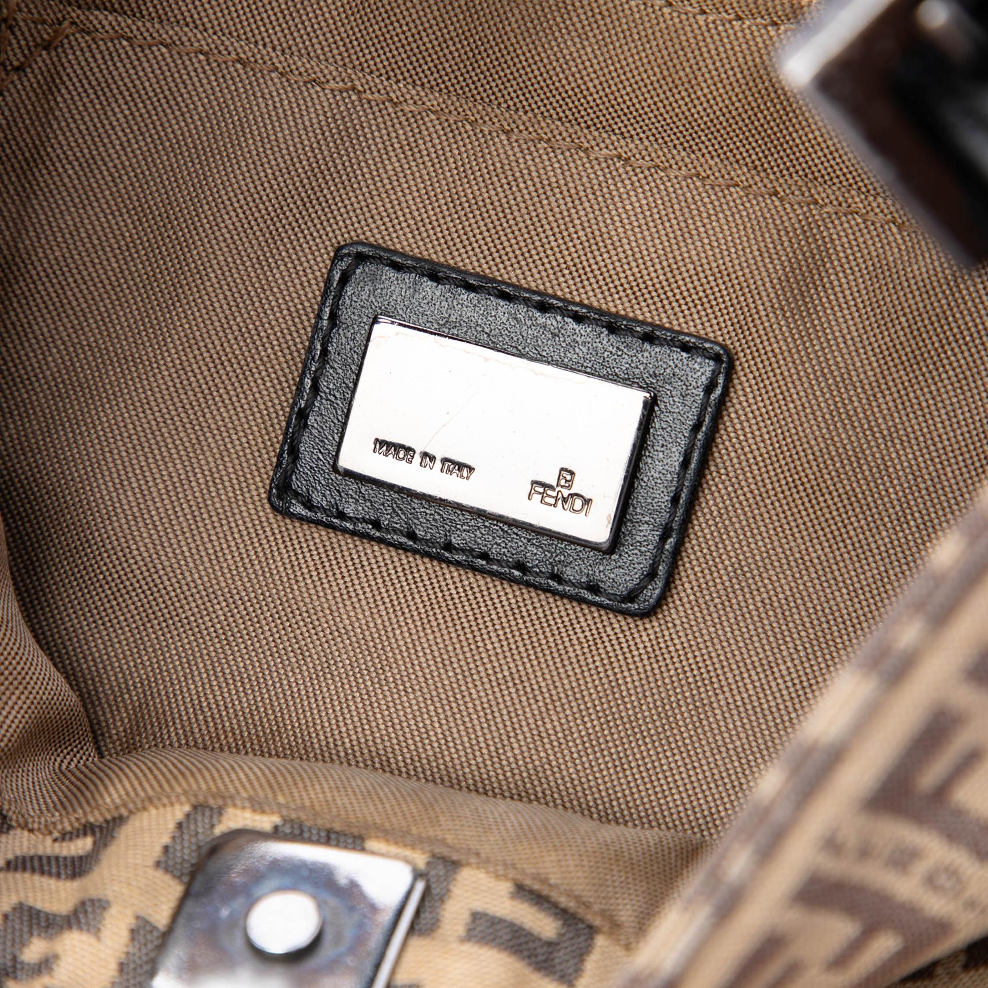 Fendi Zucchino Canvas Handbag