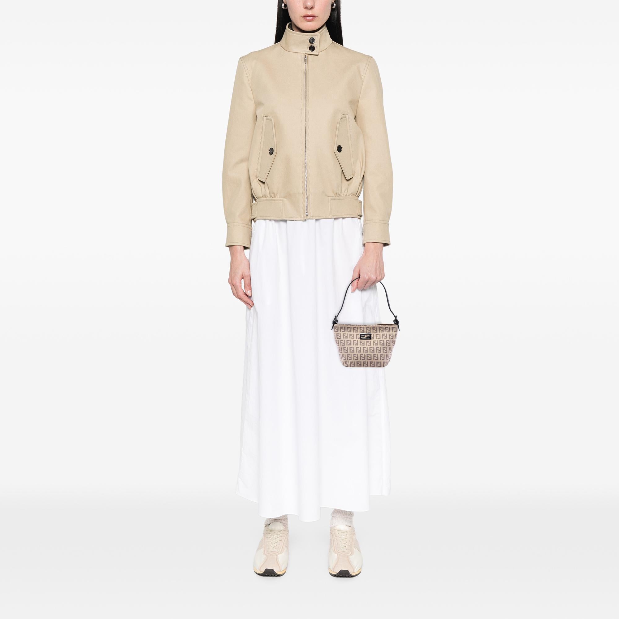 Fendi Zucchino Canvas Handbag
