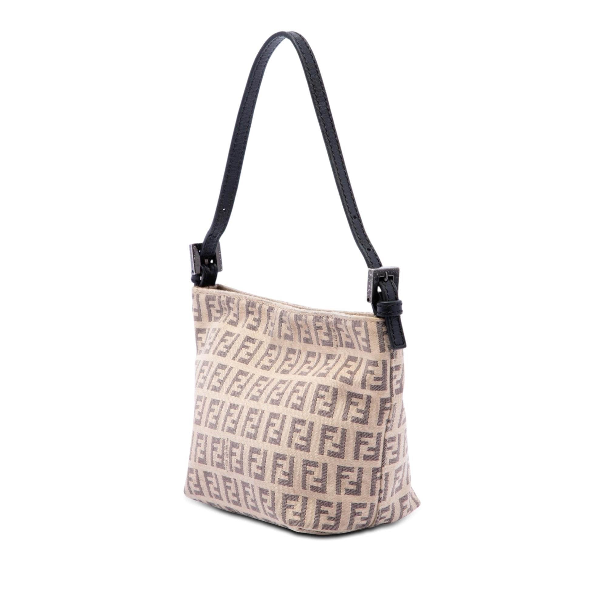 Fendi Zucchino Canvas Handbag