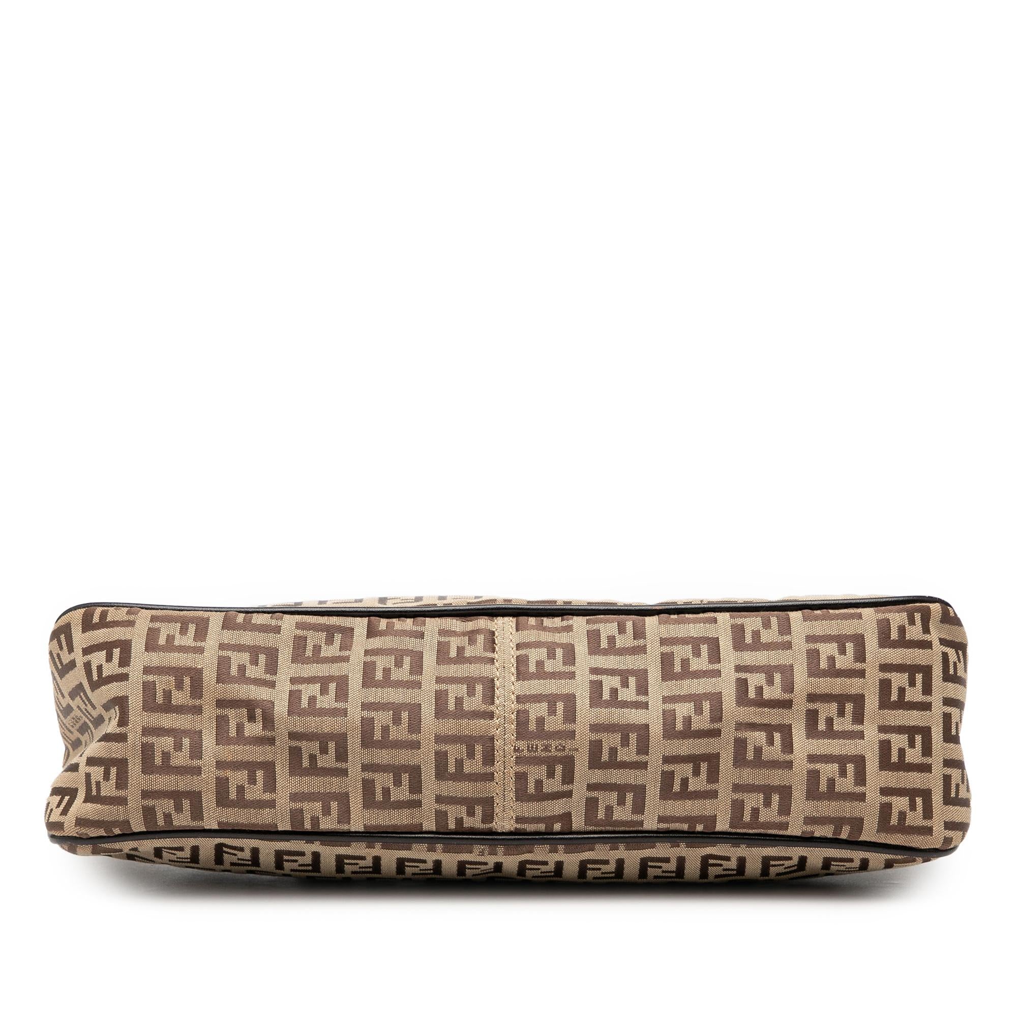 Fendi Zucchino Canvas Handbag