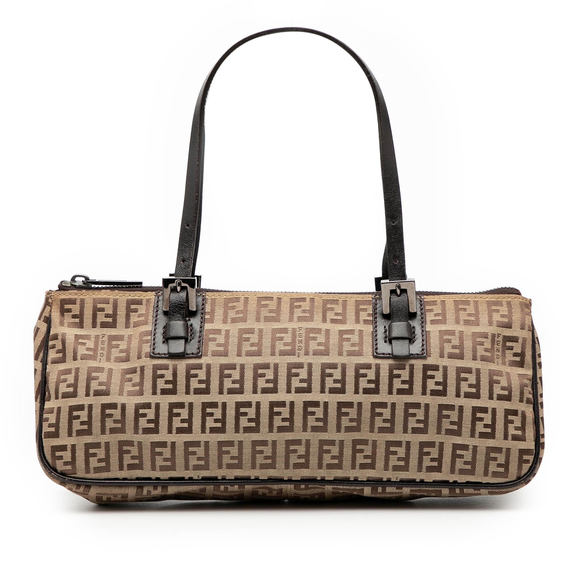 Fendi Zucchino Canvas Handbag