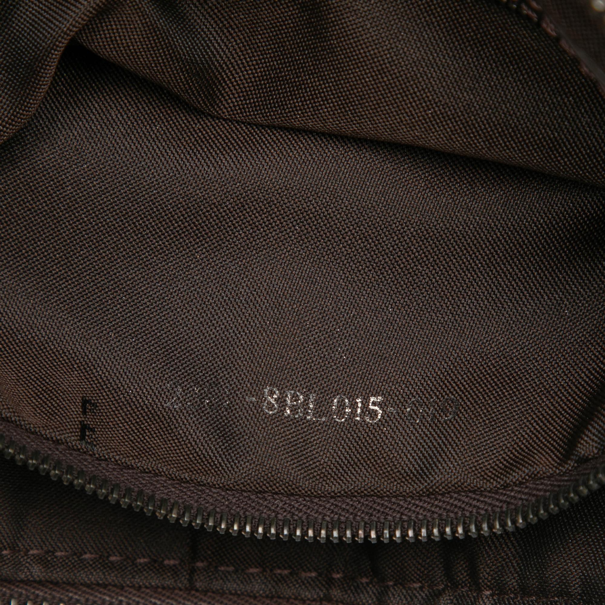 Fendi Zucchino Canvas Handbag