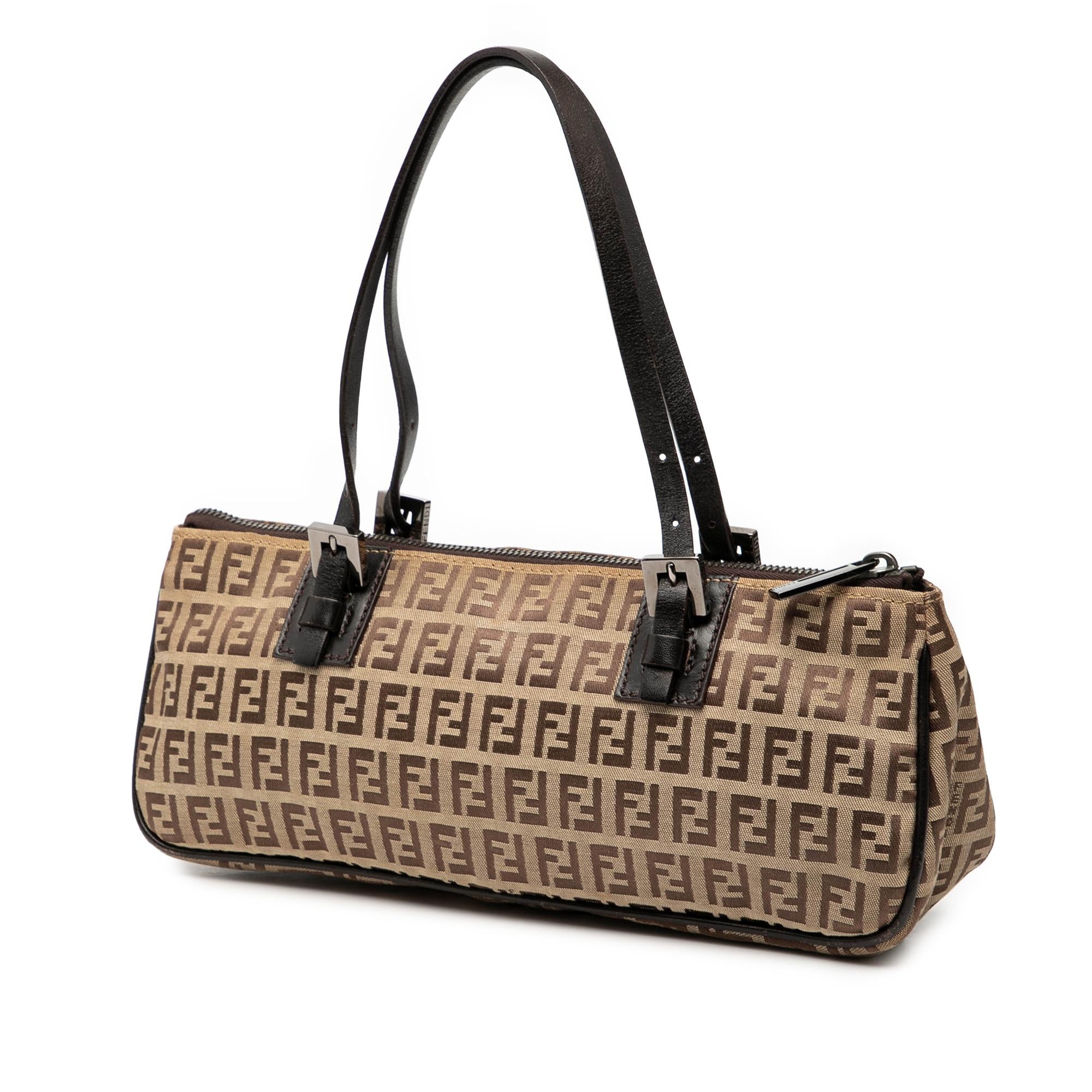 Fendi Zucchino Canvas Handbag