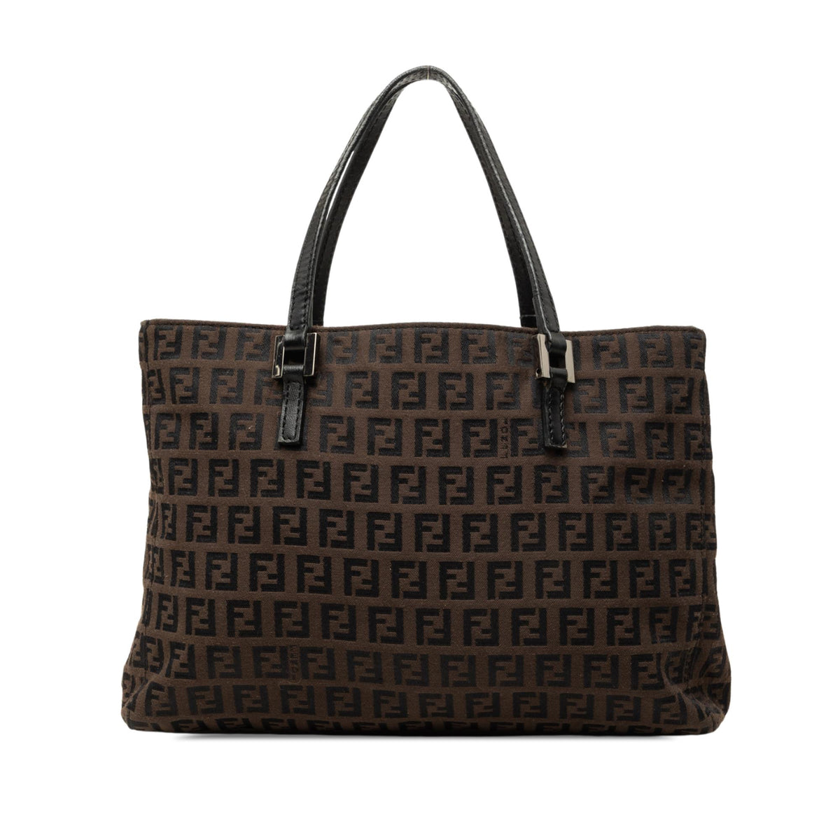 Fendi Zucchino Canvas Handbag
