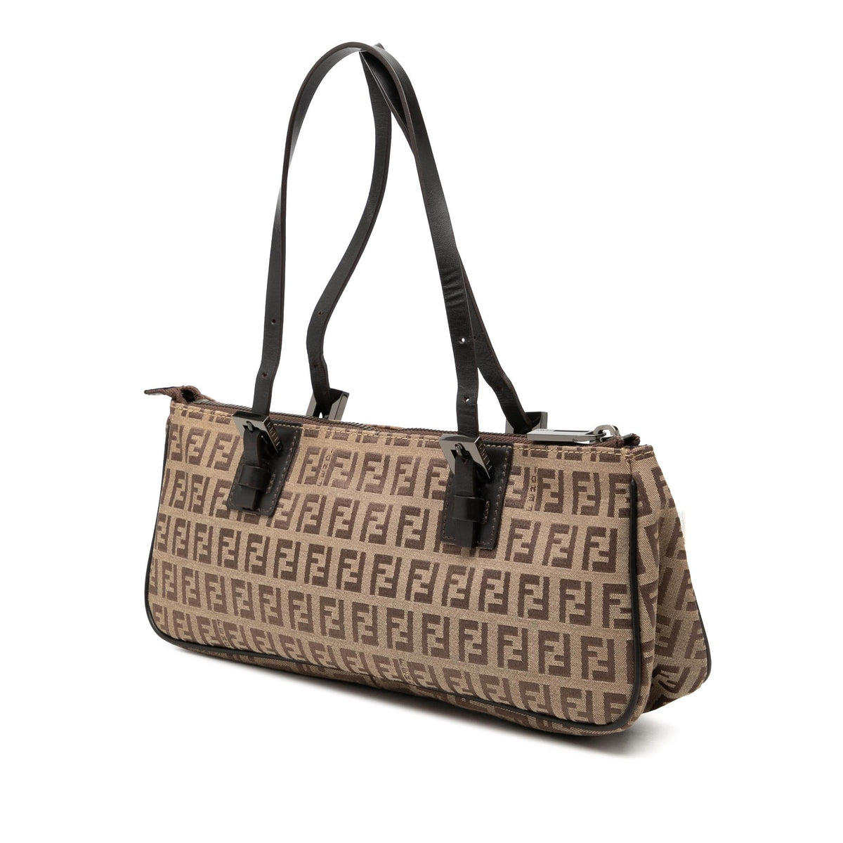 Fendi Zucchino Canvas Handbag