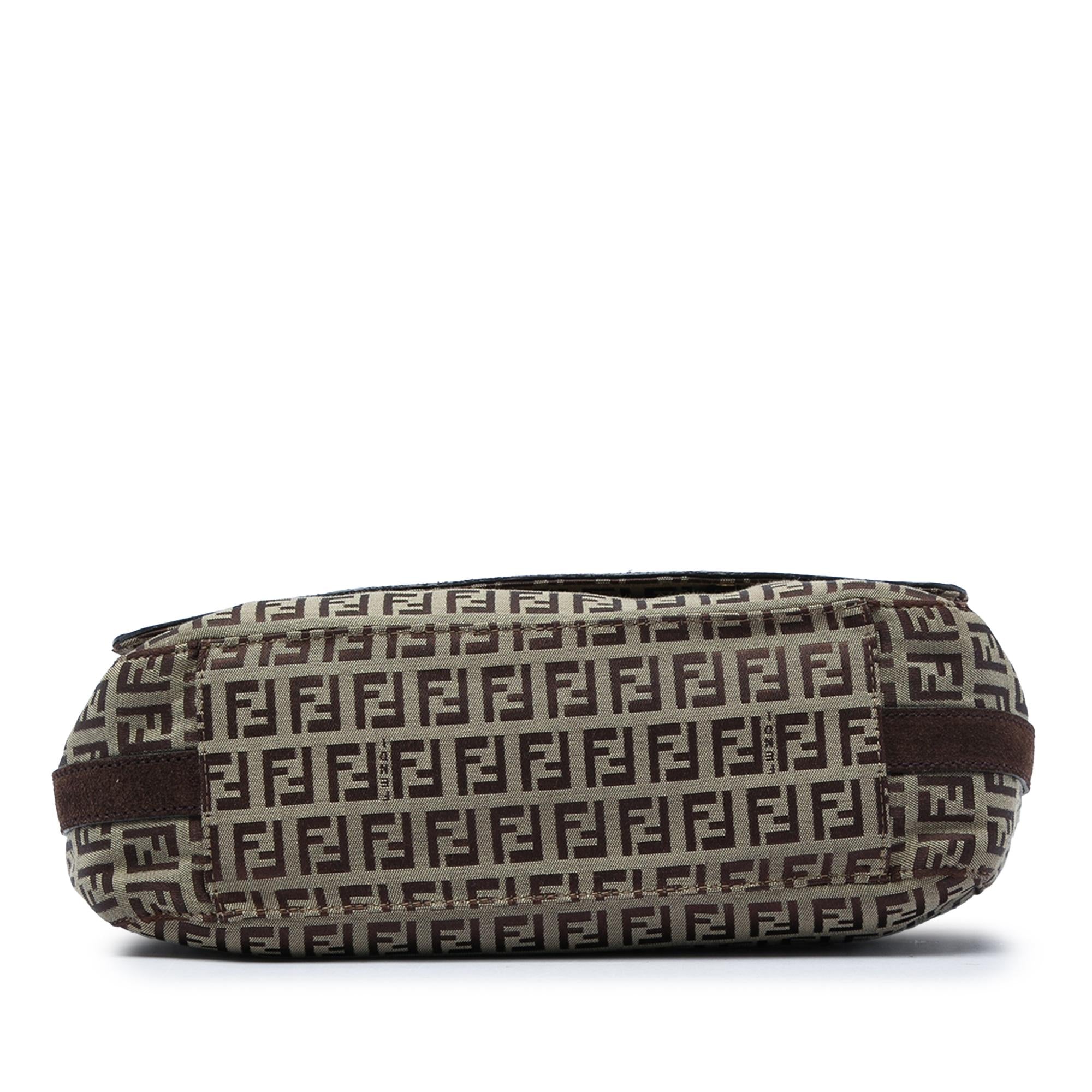 Fendi Zucchino Canvas Messenger Bag
