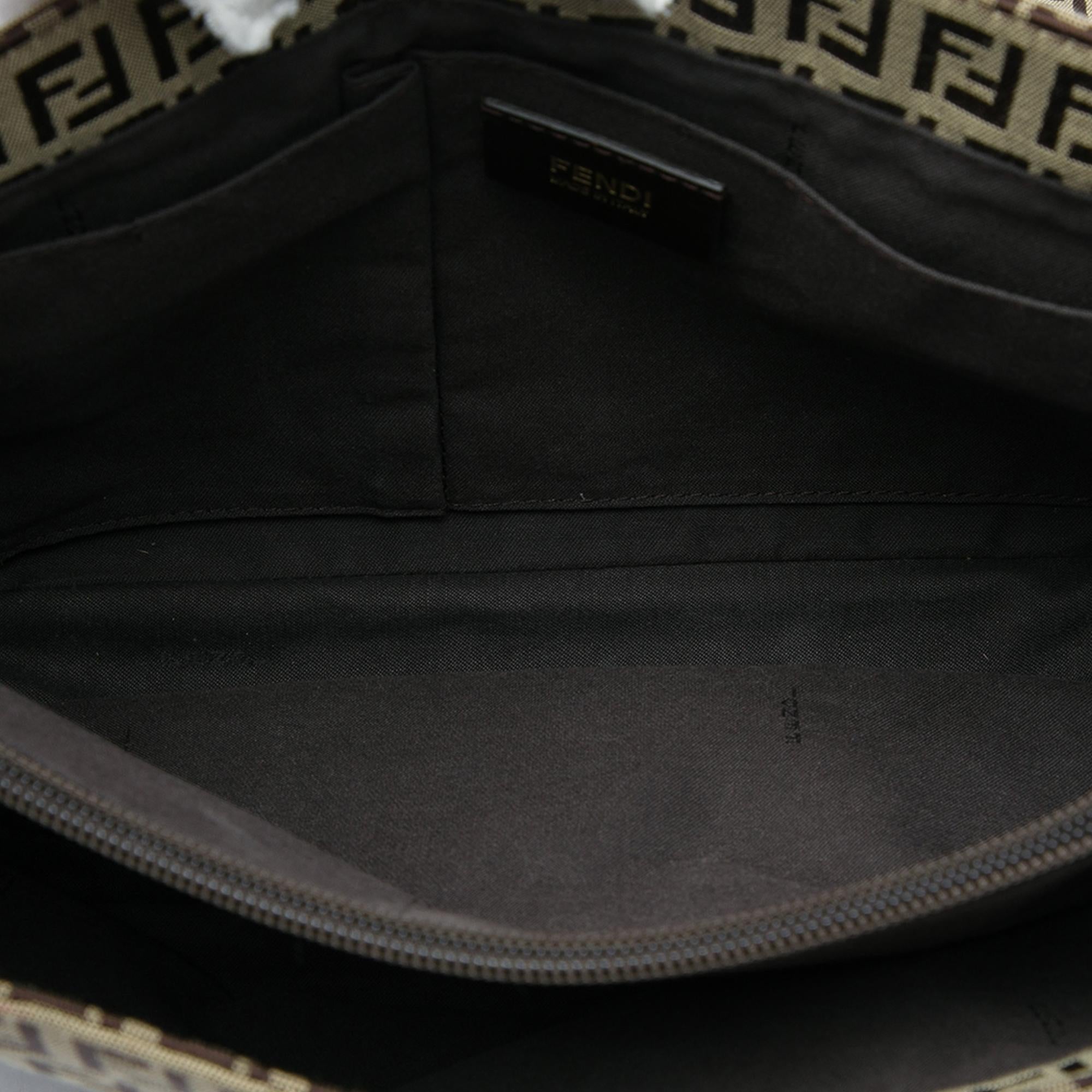 Fendi Zucchino Canvas Messenger Bag
