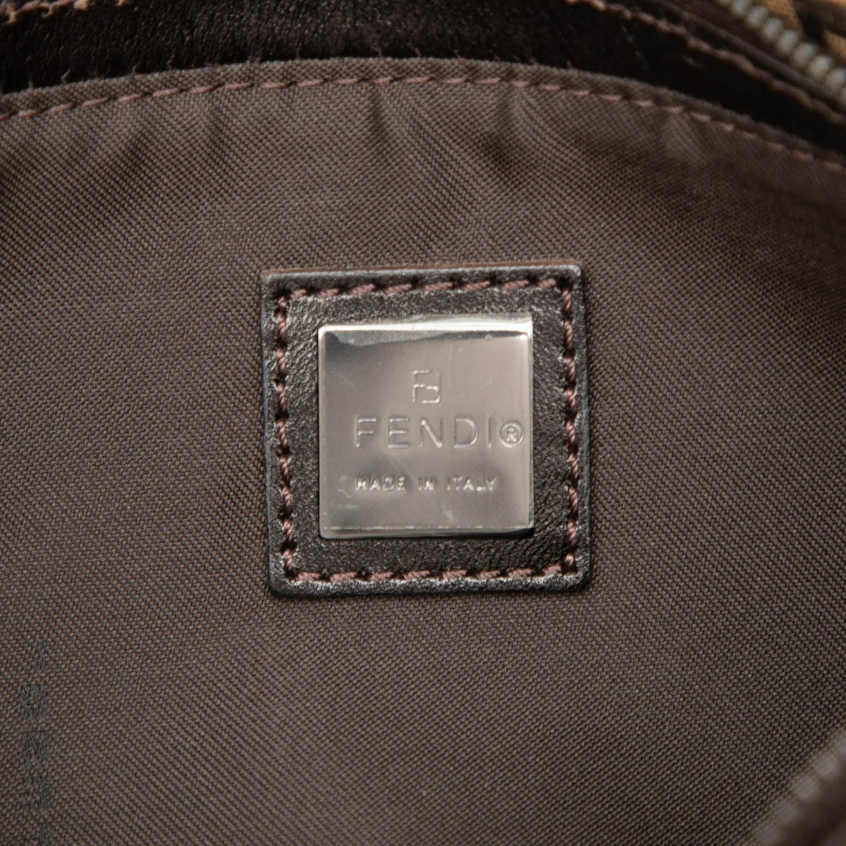Fendi Zucchino Canvas Pochette