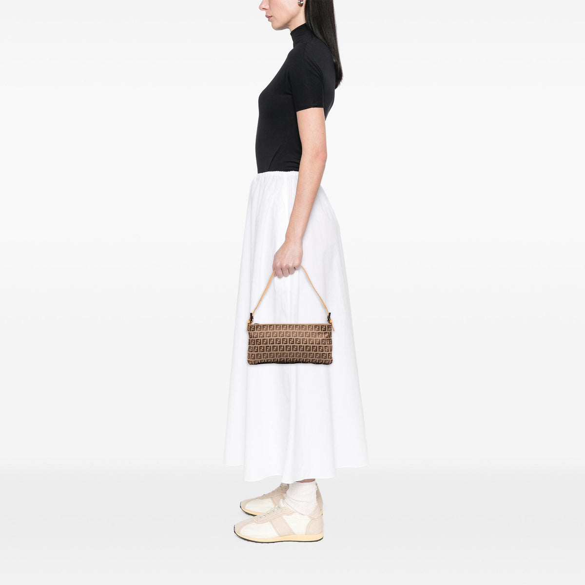 Fendi Zucchino Canvas Pochette