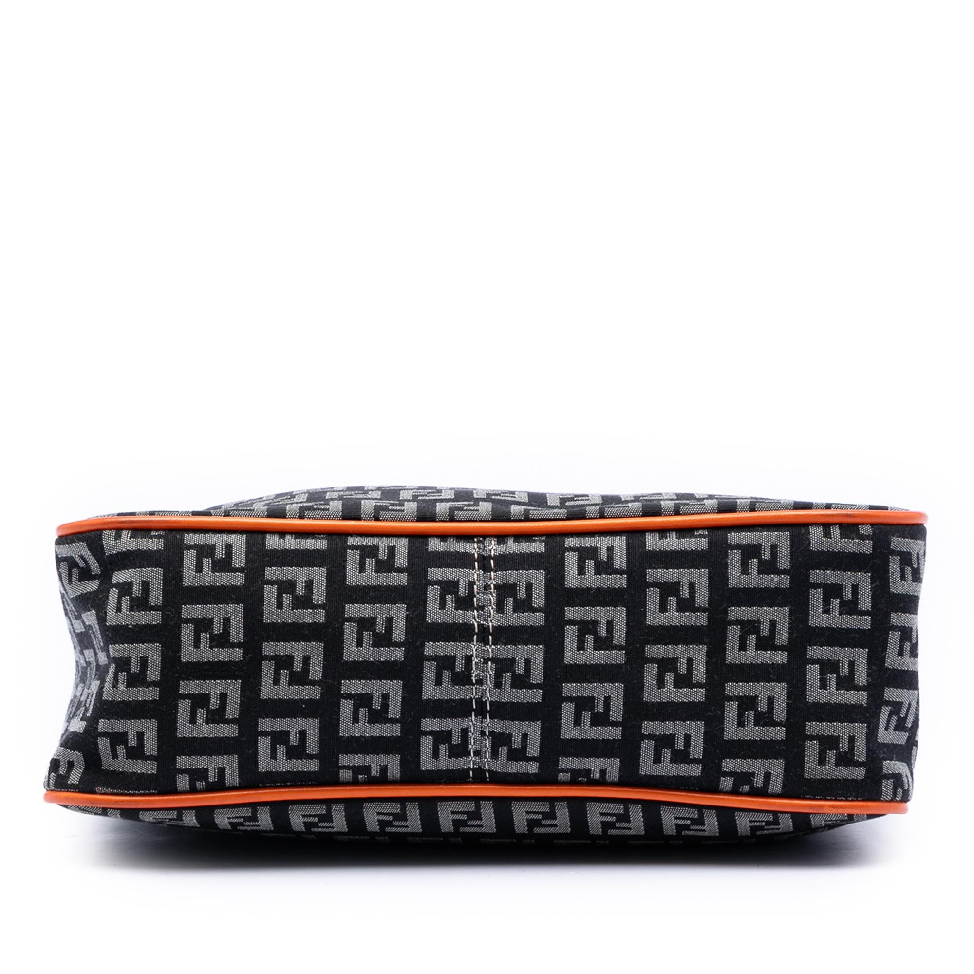 Fendi Zucchino Canvas Shoulder Bag