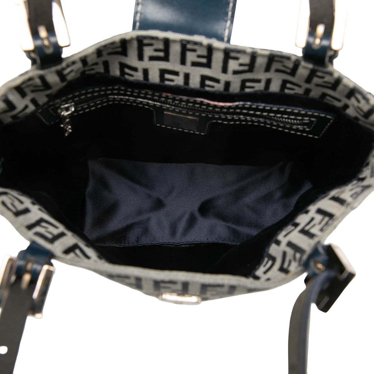 Fendi Zucchino Canvas Shoulder Bag