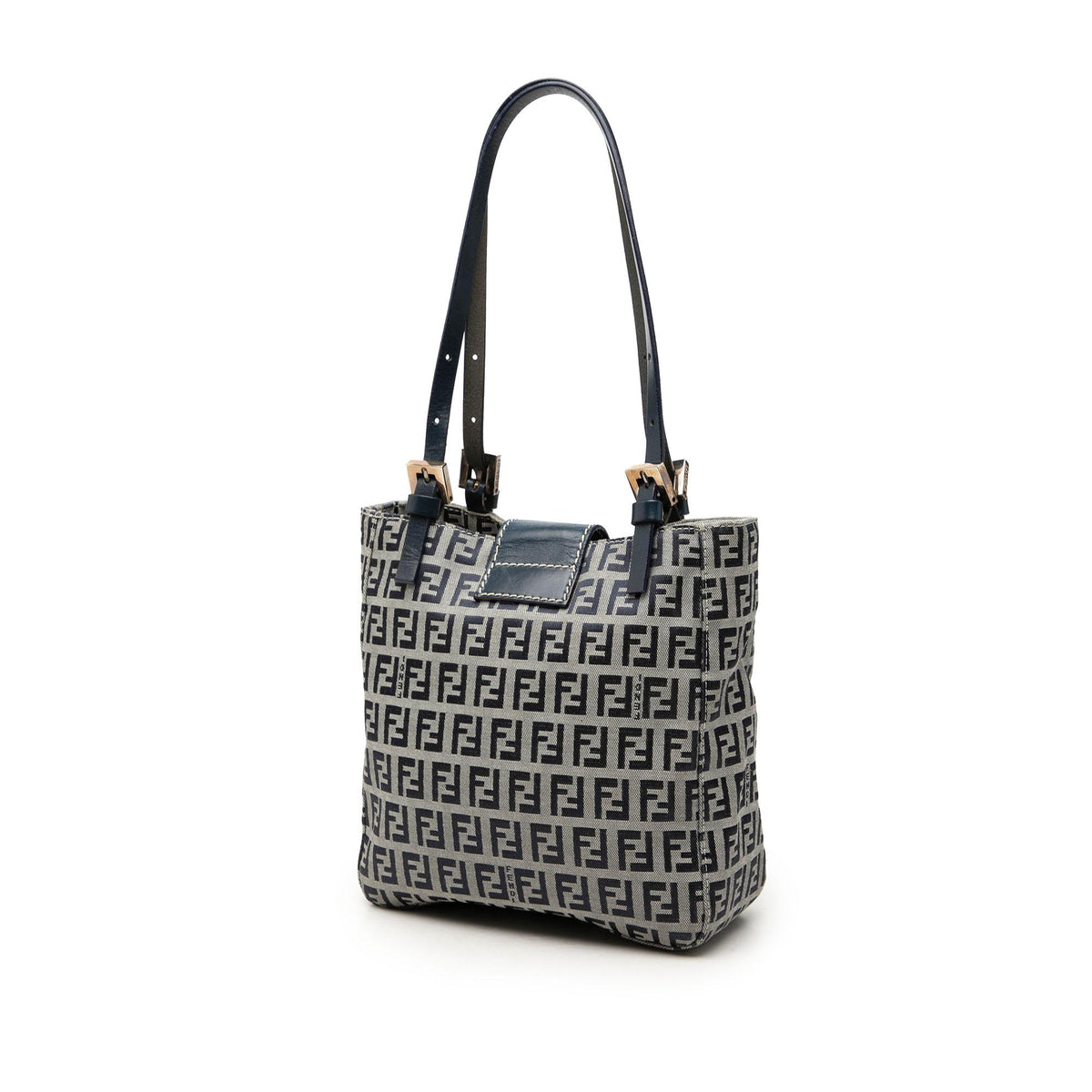 Fendi Zucchino Canvas Shoulder Bag