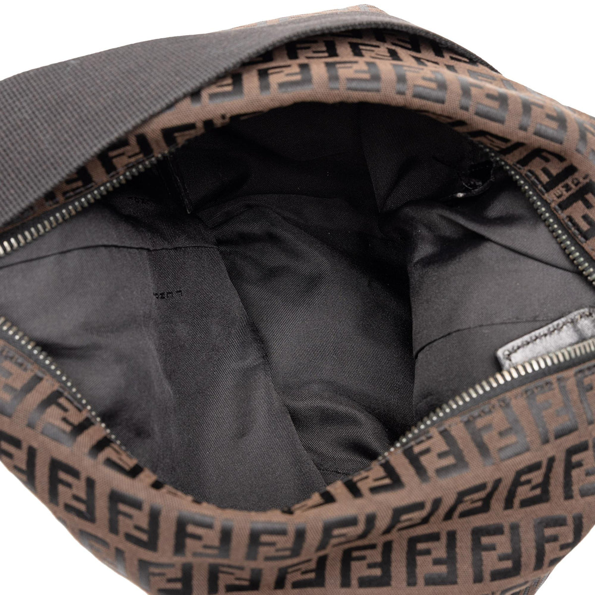 Fendi Zucchino Canvas Shoulder Bag