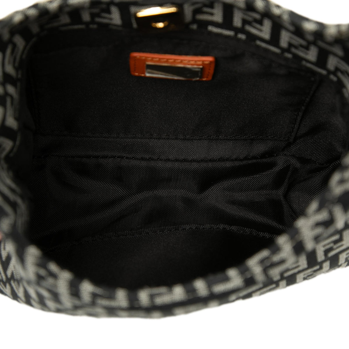Fendi Zucchino Canvas Shoulder Bag