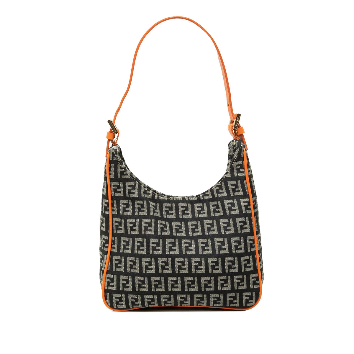Fendi Zucchino Canvas Shoulder Bag