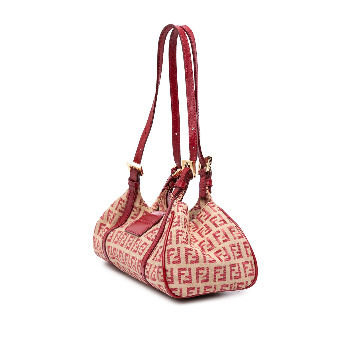 Fendi Zucchino Canvas Sporty Shoulder Bag