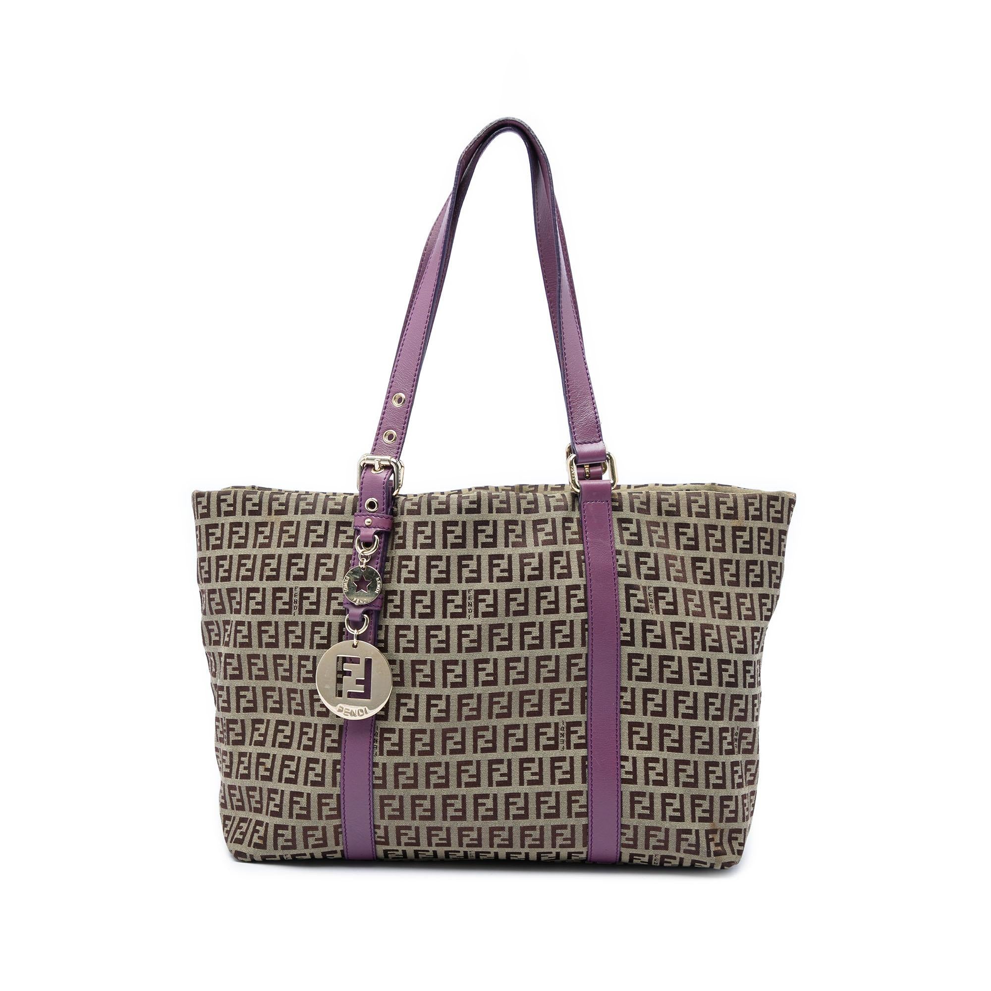 Fendi Zucchino Canvas Superstar Tote