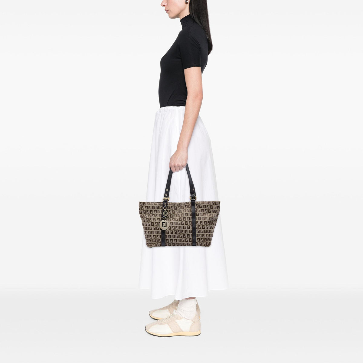 Fendi Zucchino Canvas Superstar Tote