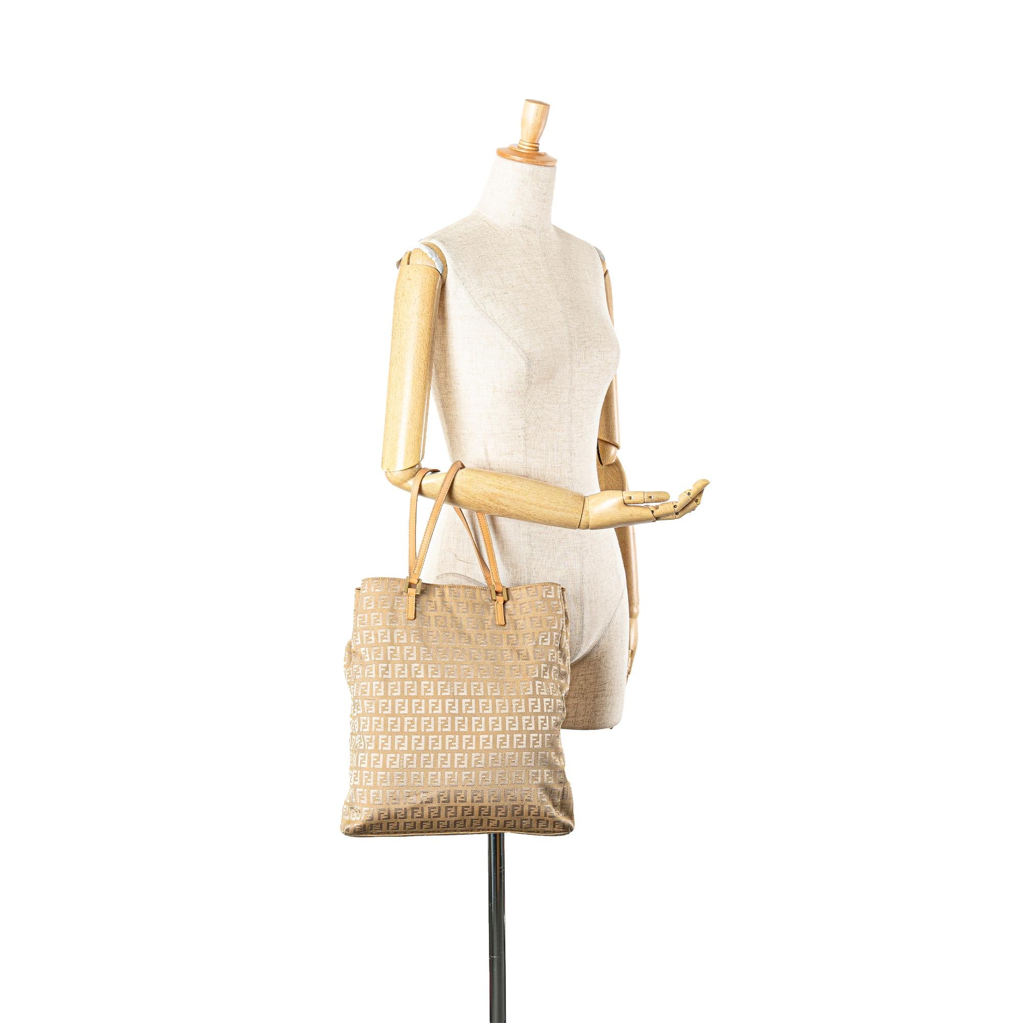 Fendi Zucchino Canvas Tote