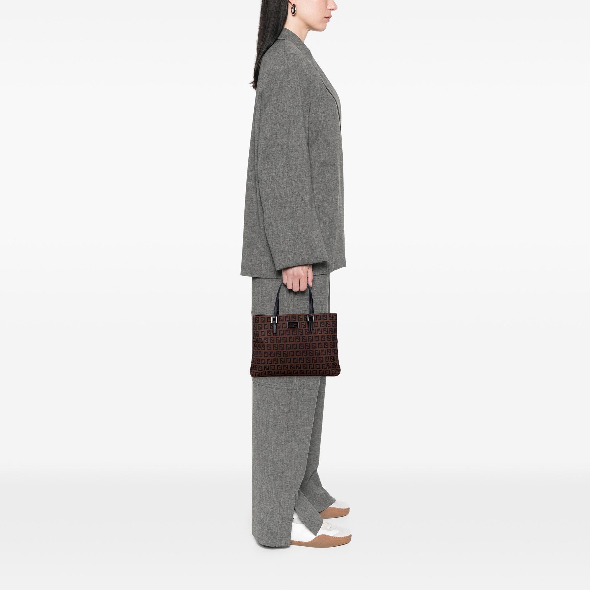 Fendi Zucchino Canvas Tote