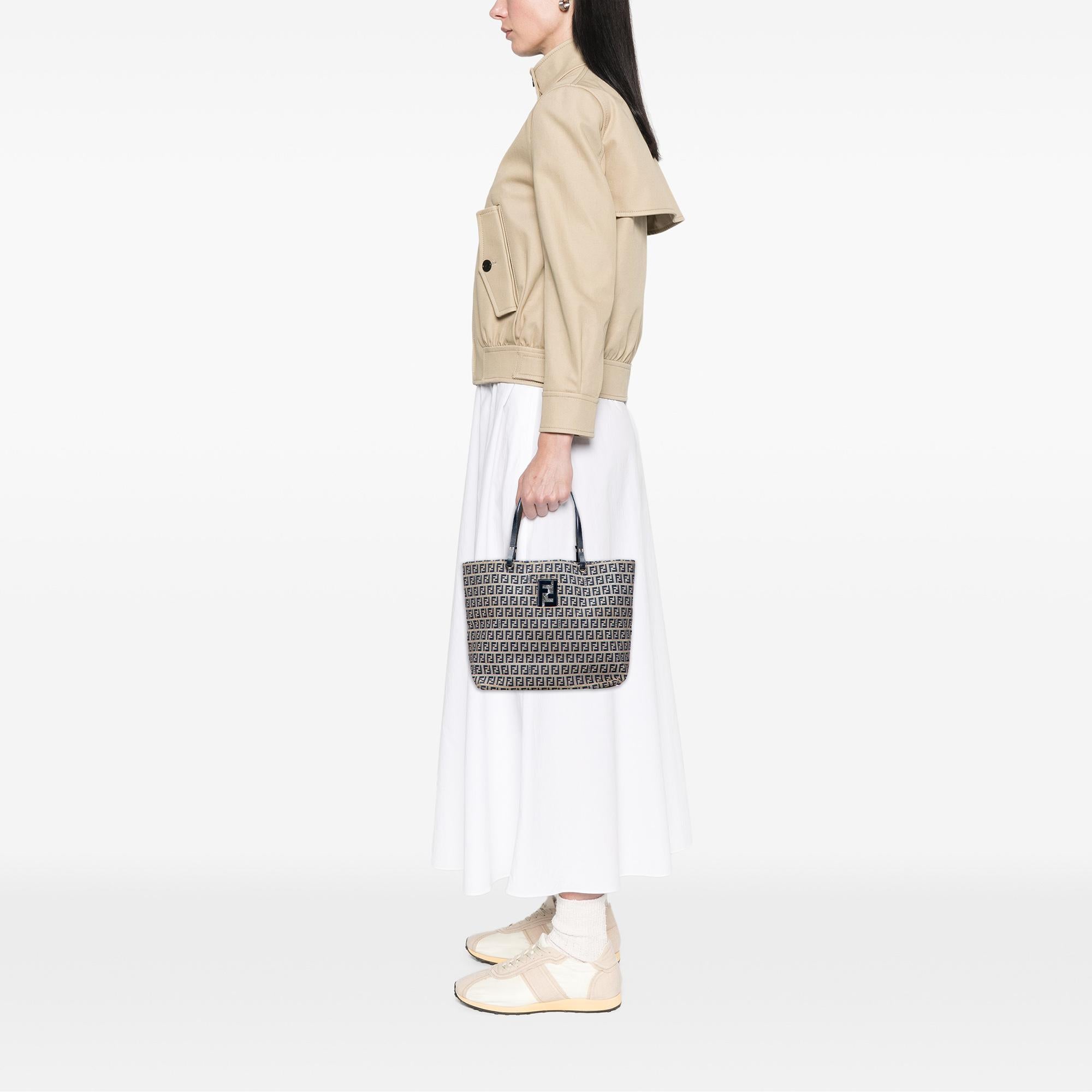 Fendi Zucchino Canvas Tote