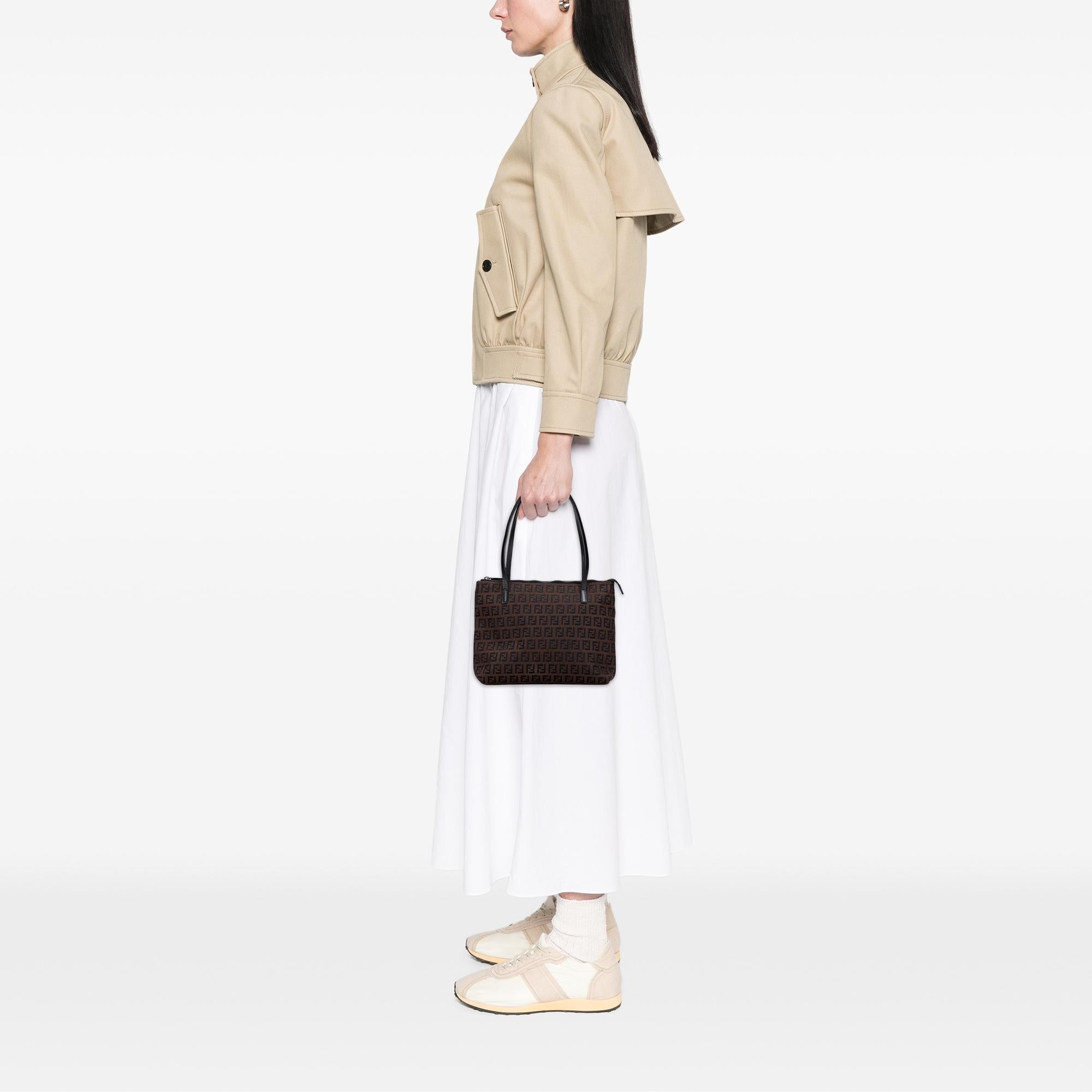 Fendi Zucchino Canvas Tote