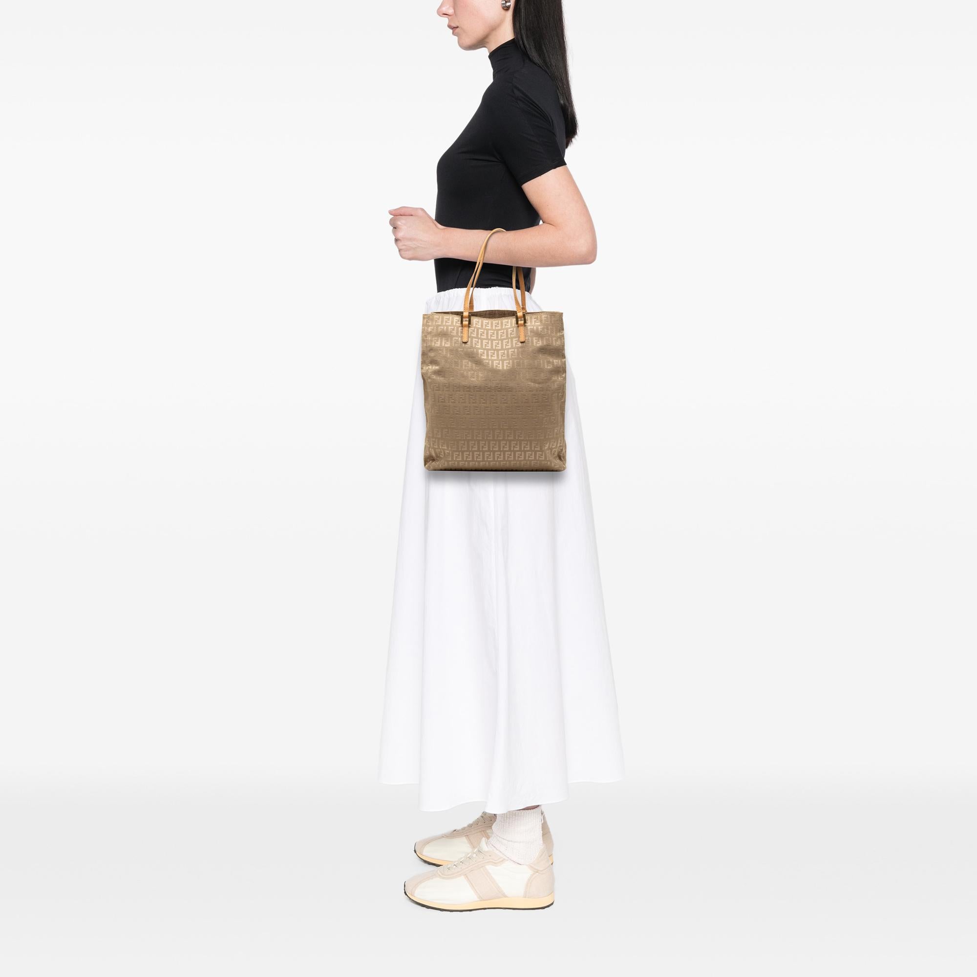 Fendi Zucchino Canvas Tote