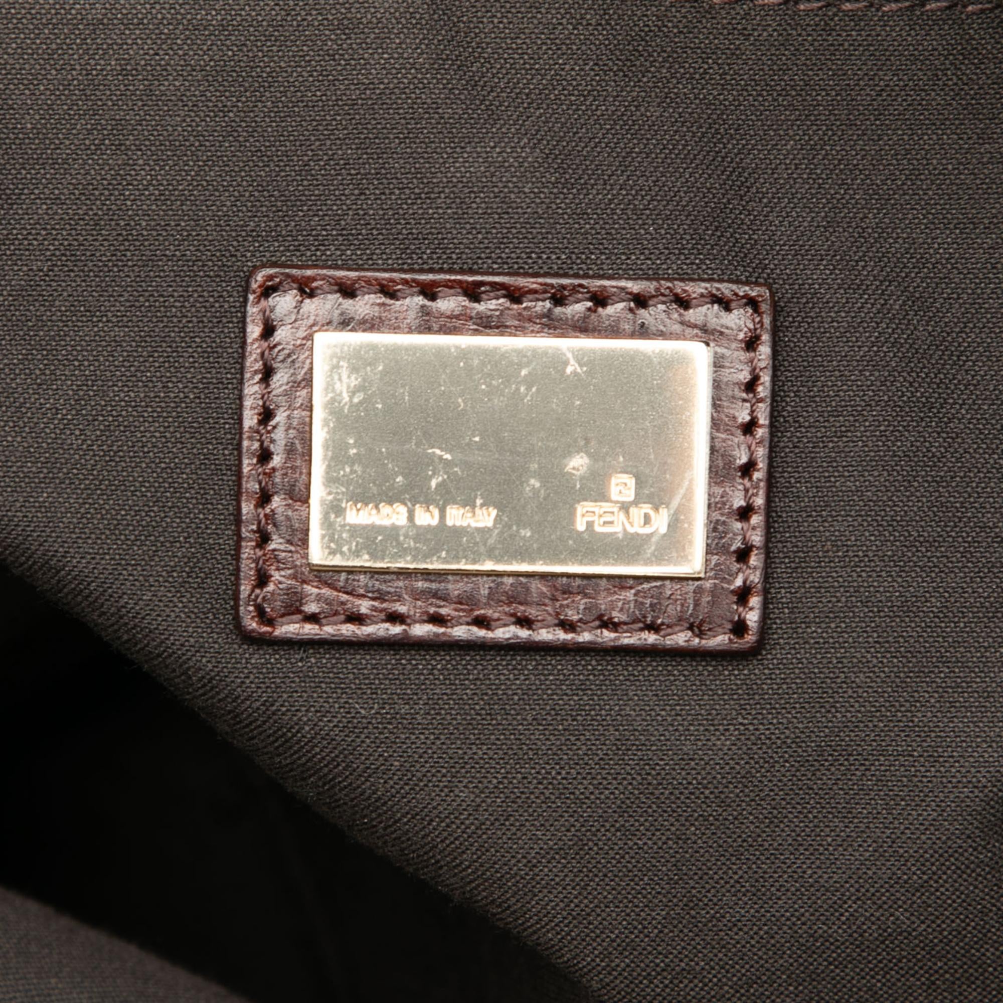 Fendi Zucchino Canvas Tote