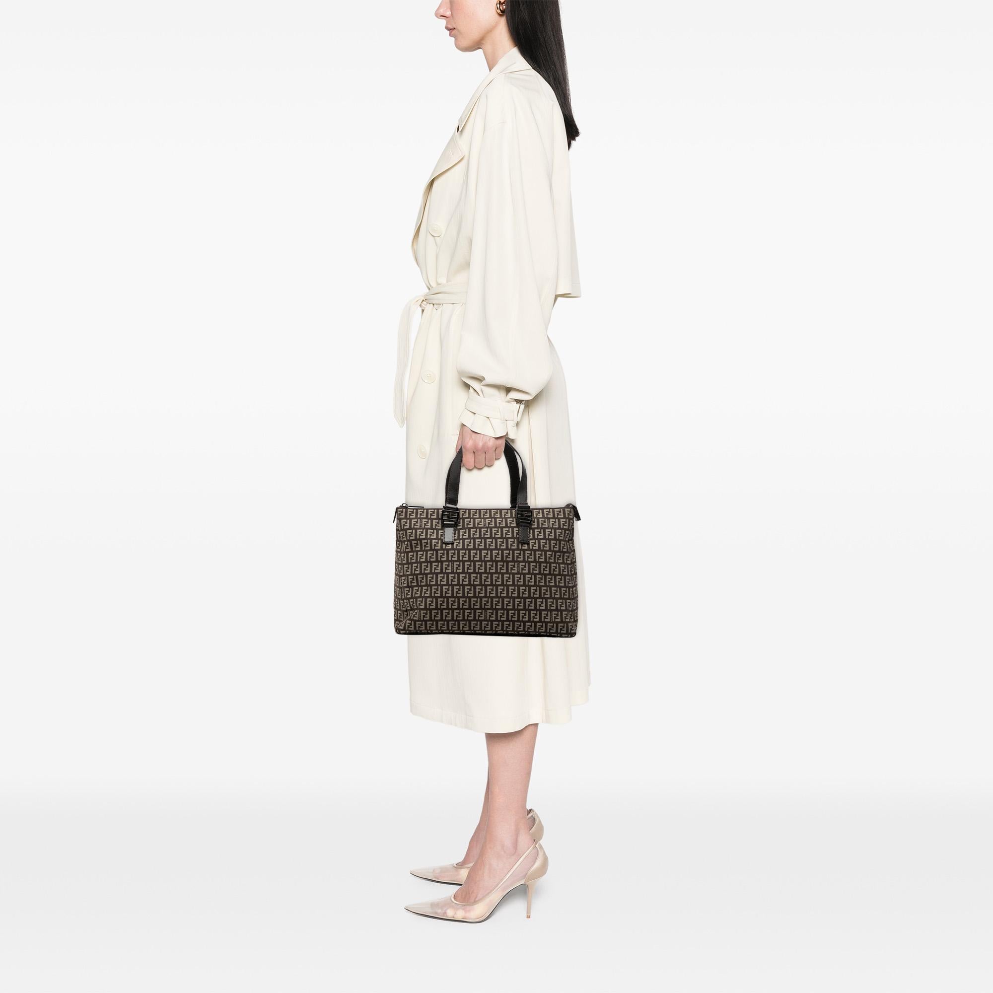 Fendi Zucchino Canvas Tote