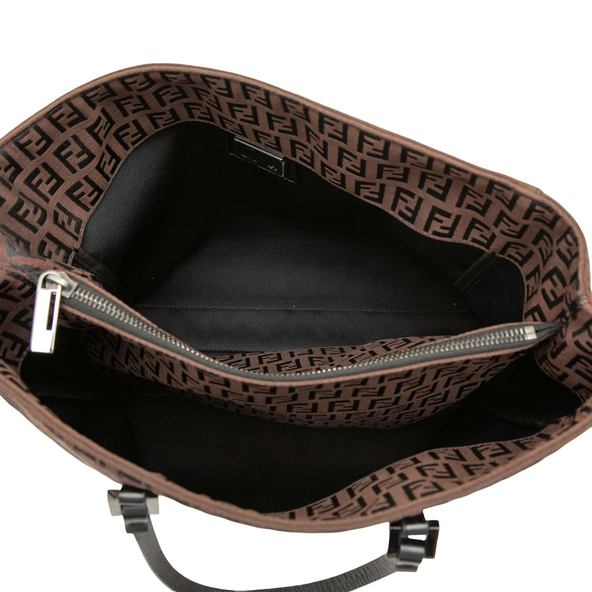 Fendi Zucchino Canvas Tote
