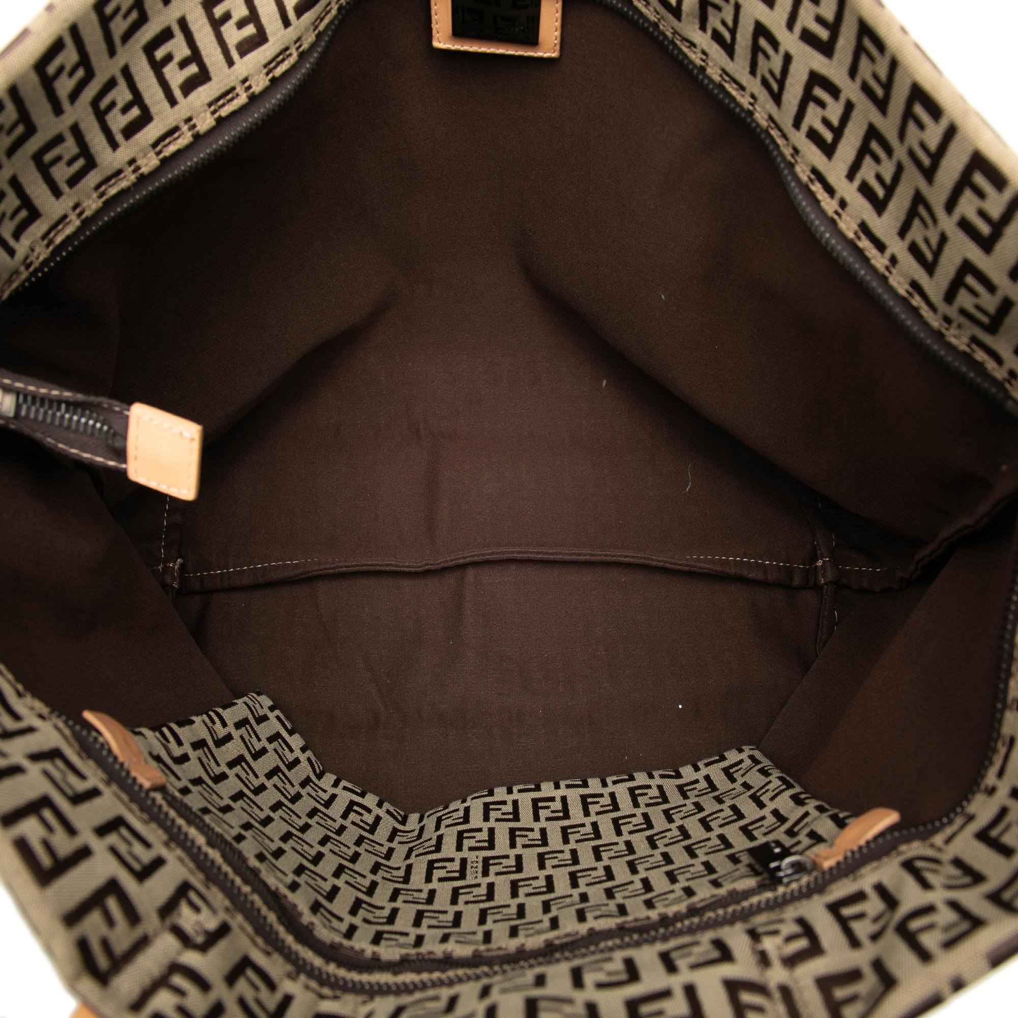 Fendi Zucchino Canvas Tote
