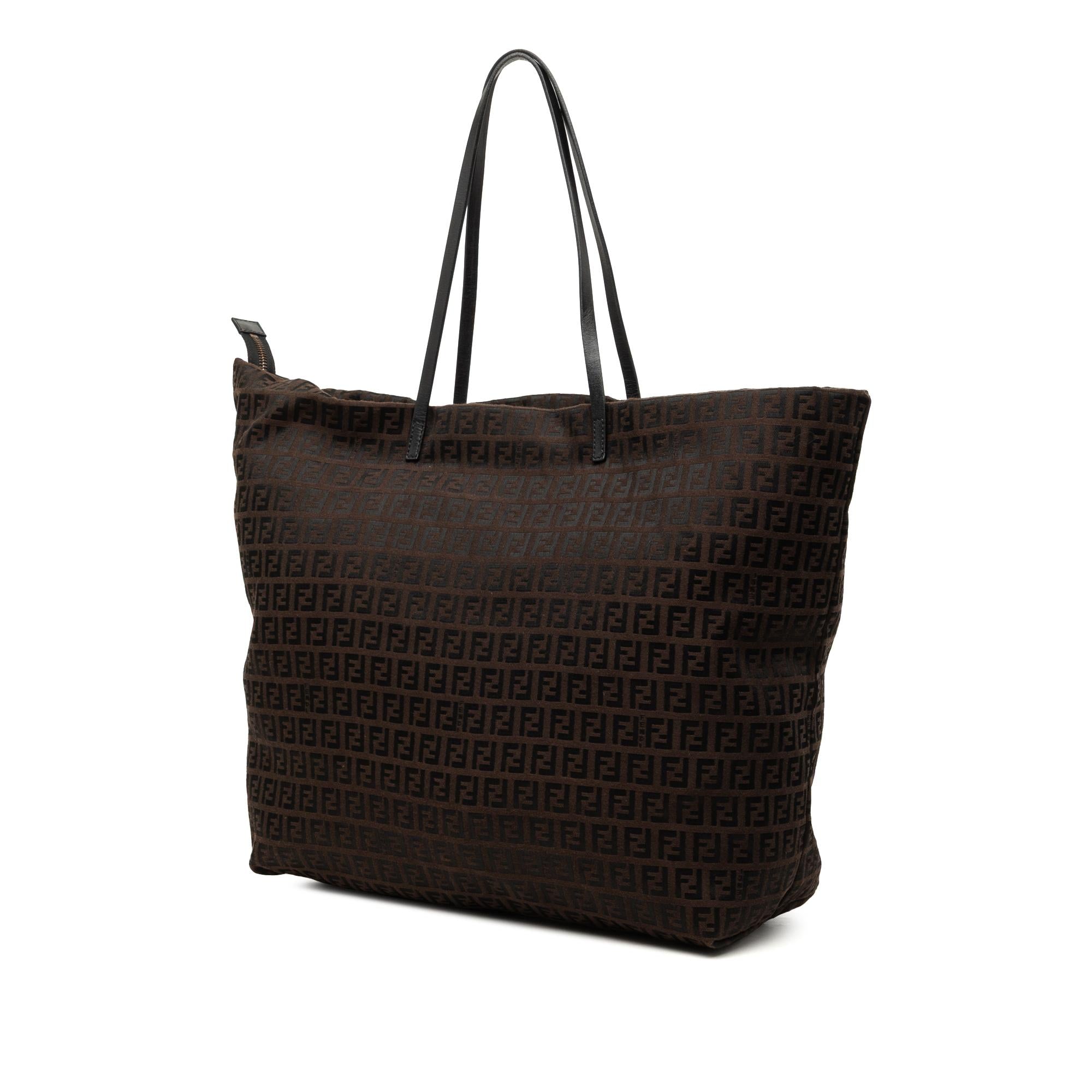 Fendi Zucchino Canvas Tote
