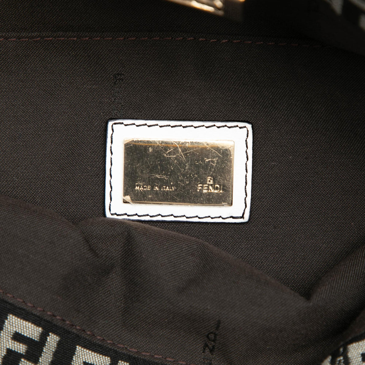 Fendi Zucchino Canvas Tote