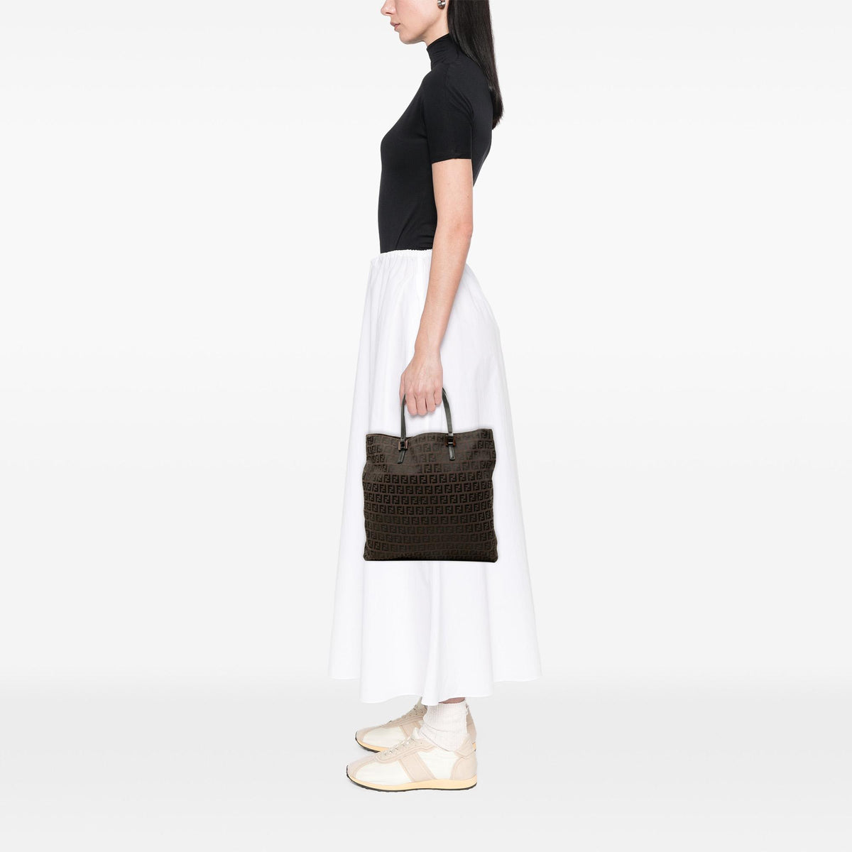 Fendi Zucchino Canvas Tote