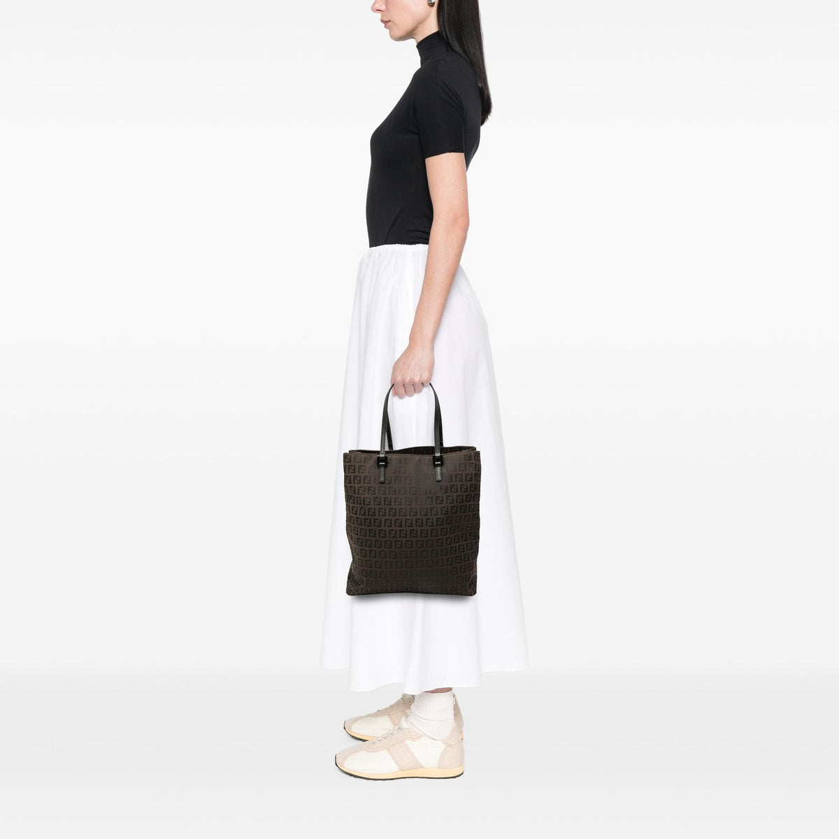 Fendi Zucchino Canvas Tote