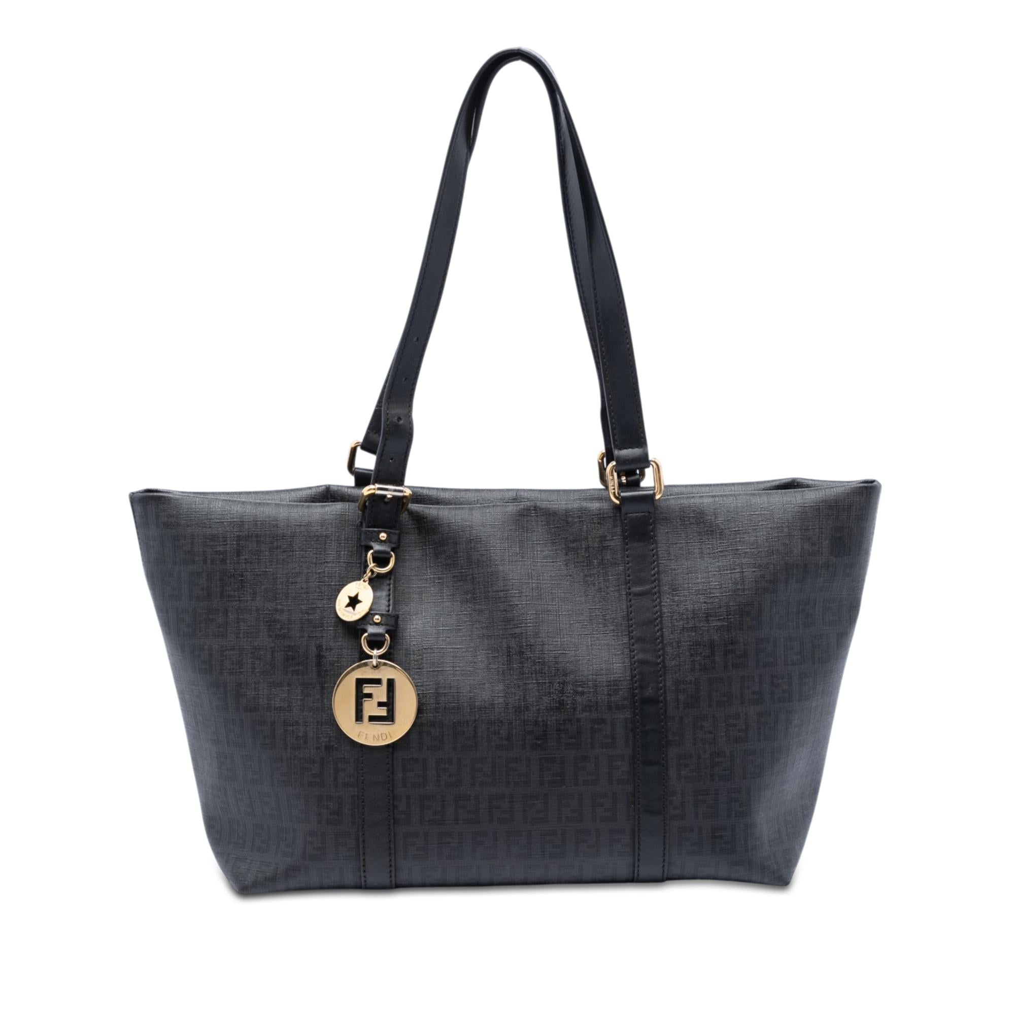 Fendi Zucchino Coated Canvas Superstar Tote