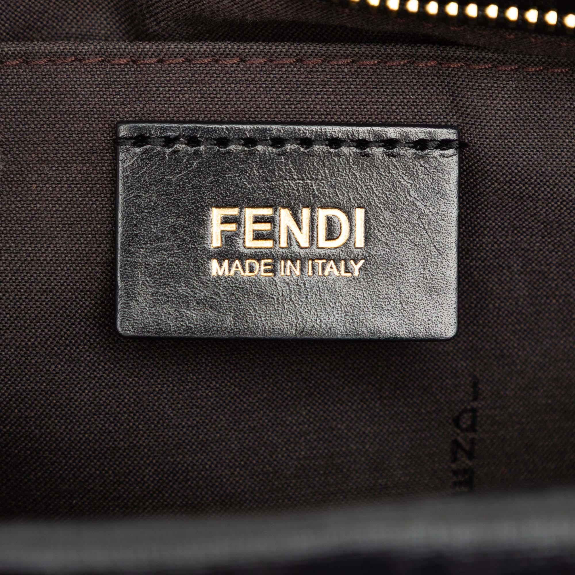 Fendi Zucchino Coated Canvas Tote
