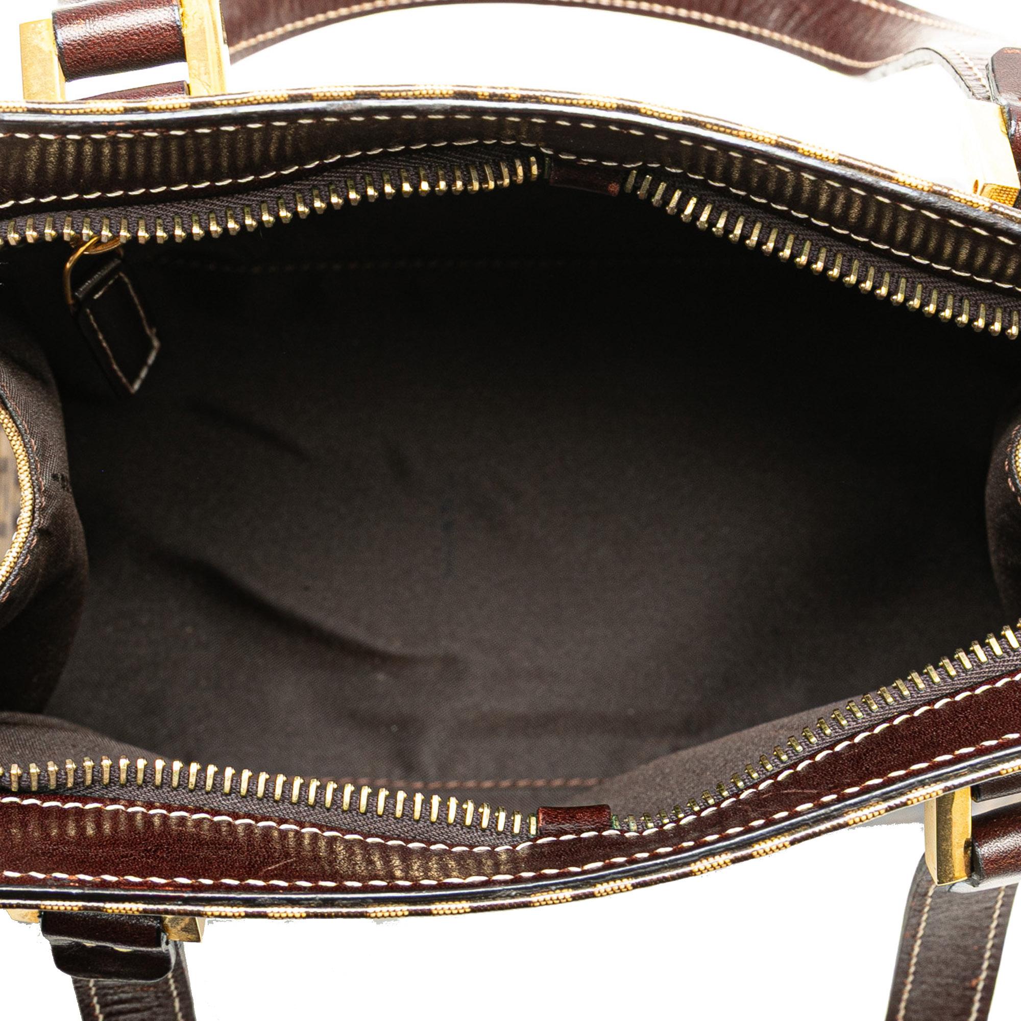 Fendi Zucchino Crystal Handbag