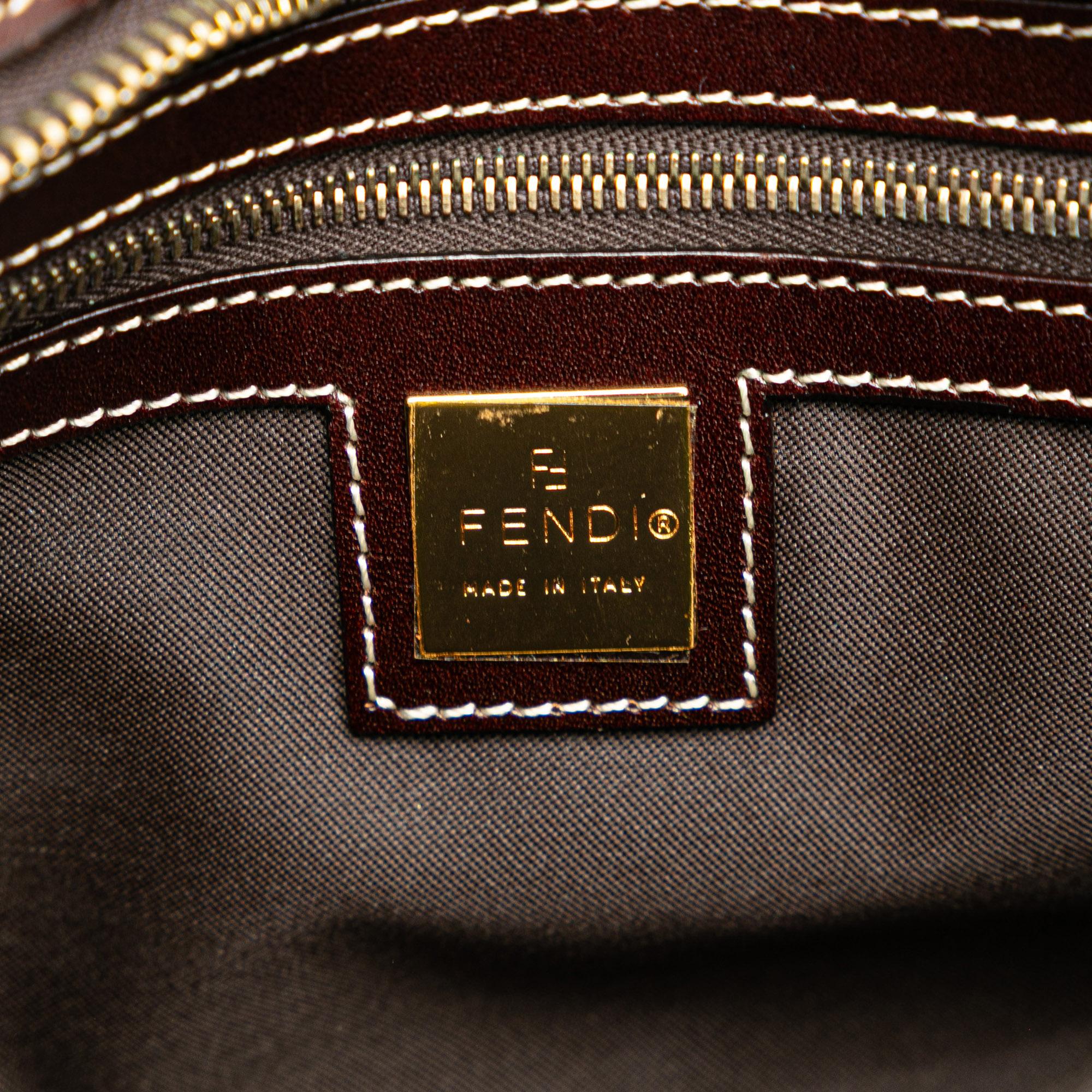 Fendi Zucchino Crystal Handbag