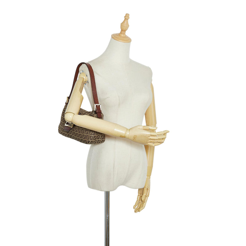 Fendi Zucchino Baguette Shoulder Bag (SHF-21031) – LuxeDH