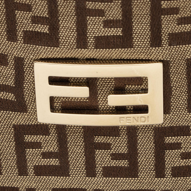 Fendi Zucchino Logo Large Tote SHF qdNIZz LuxeDH
