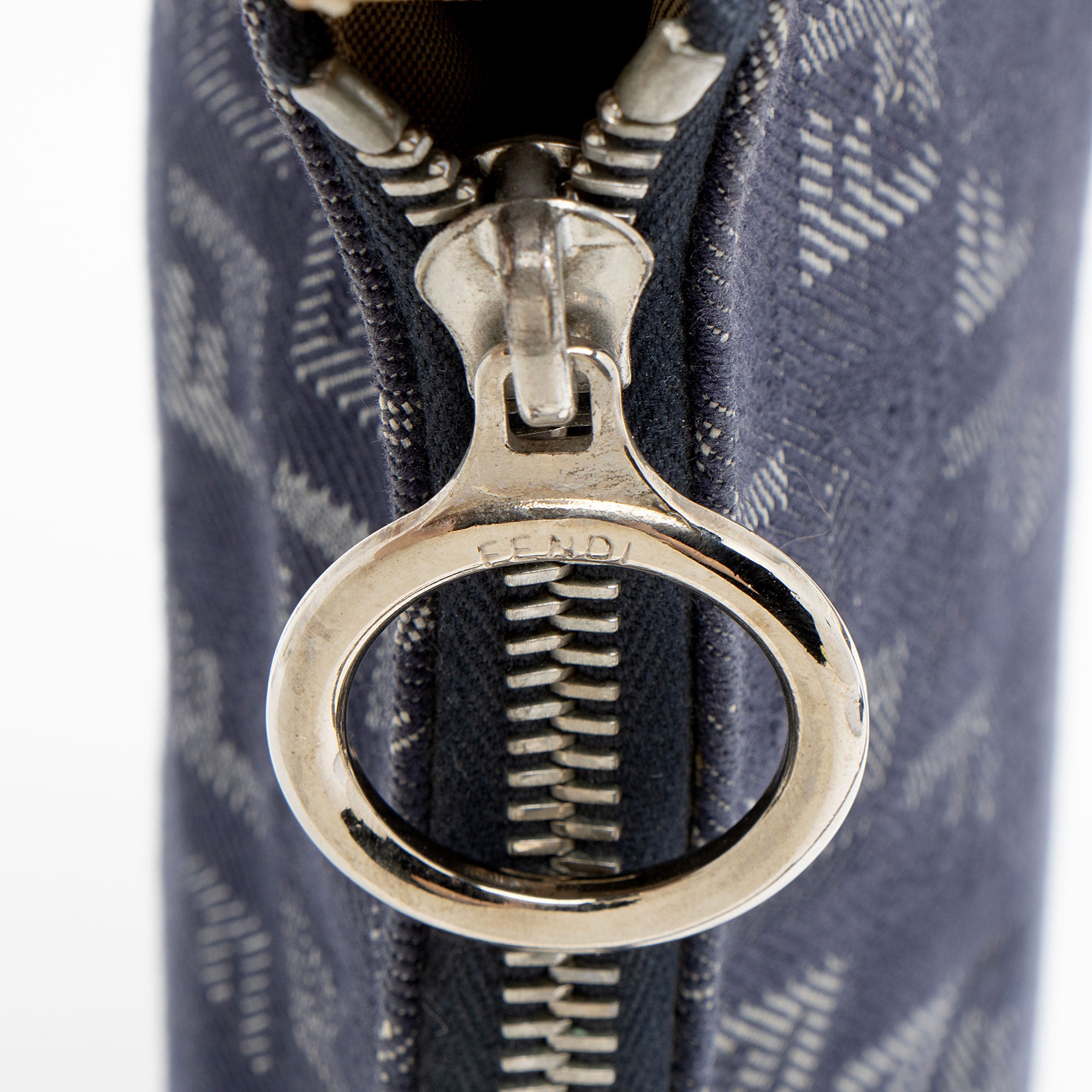 Fendi Zucchino Oyster Shoulder Bag