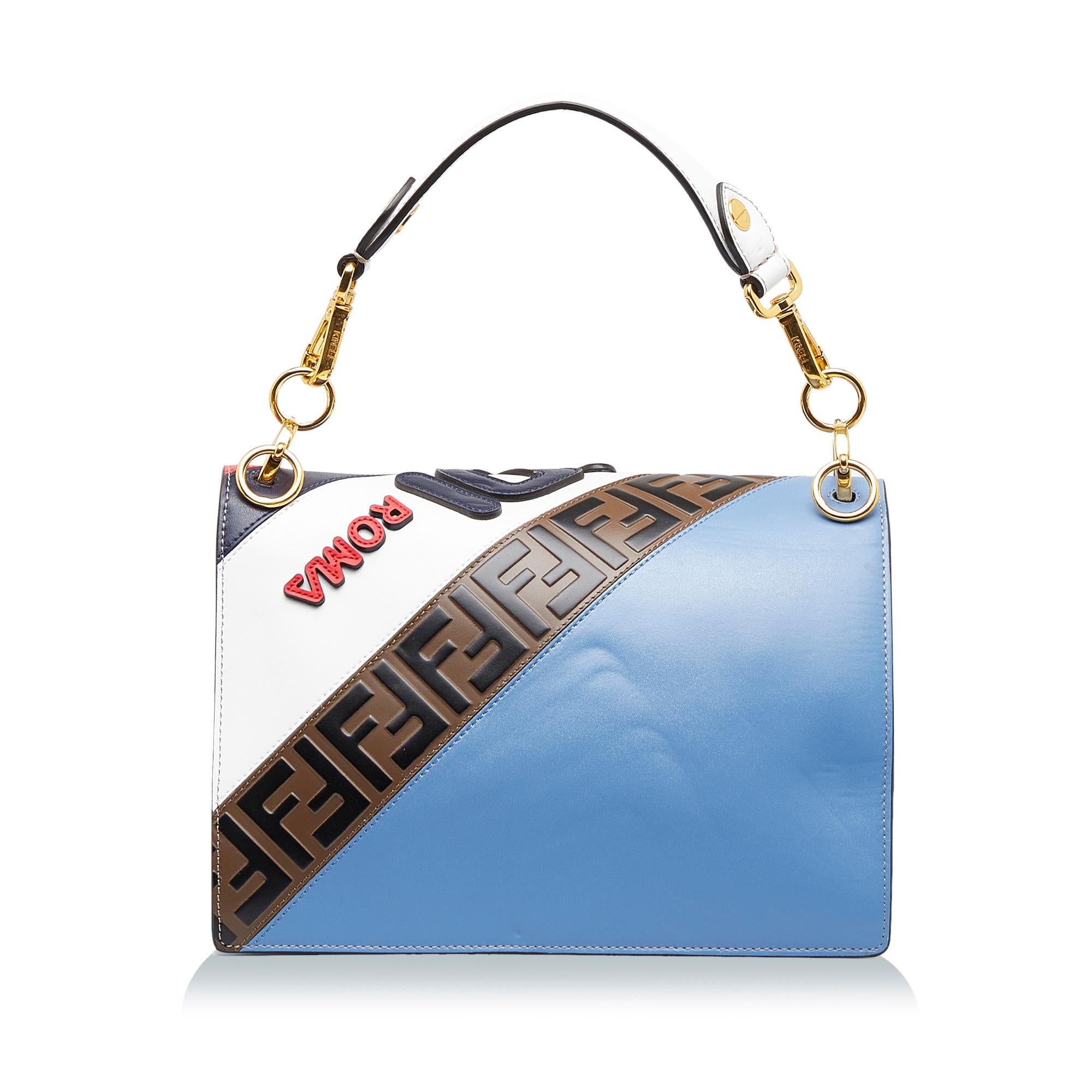 Fendi x FILA Kan I Mania Logo Satchel (SHG-McSL0p)