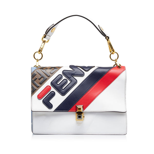 Fendi x FILA Kan I Mania Logo Satchel (SHG-McSL0p)