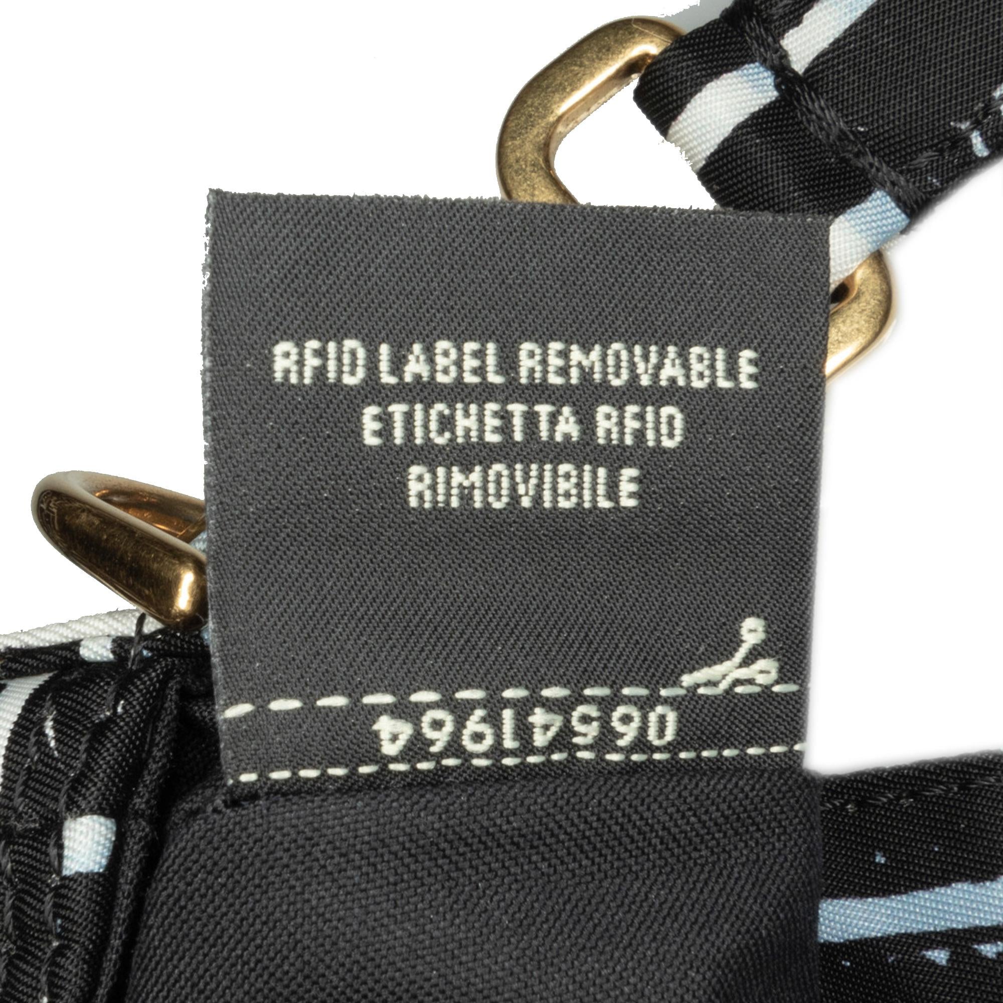 Fendi x Joshua Vides Mini Zucca Nylon Convertible Baguette Belt Bag (SHG-oO8sSN)