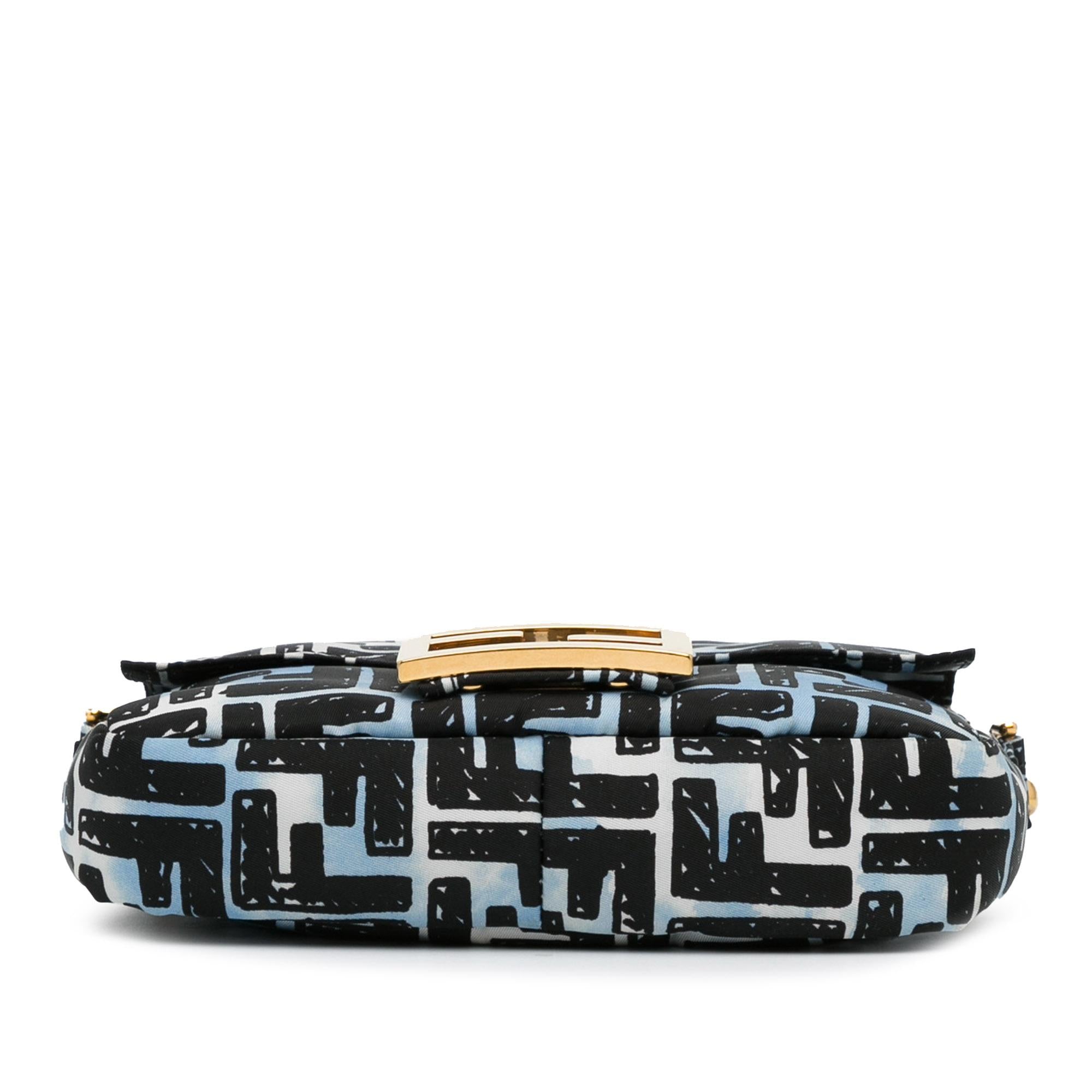 Fendi x Joshua Vides Mini Zucca Nylon Convertible Baguette Belt Bag (SHG-oO8sSN)