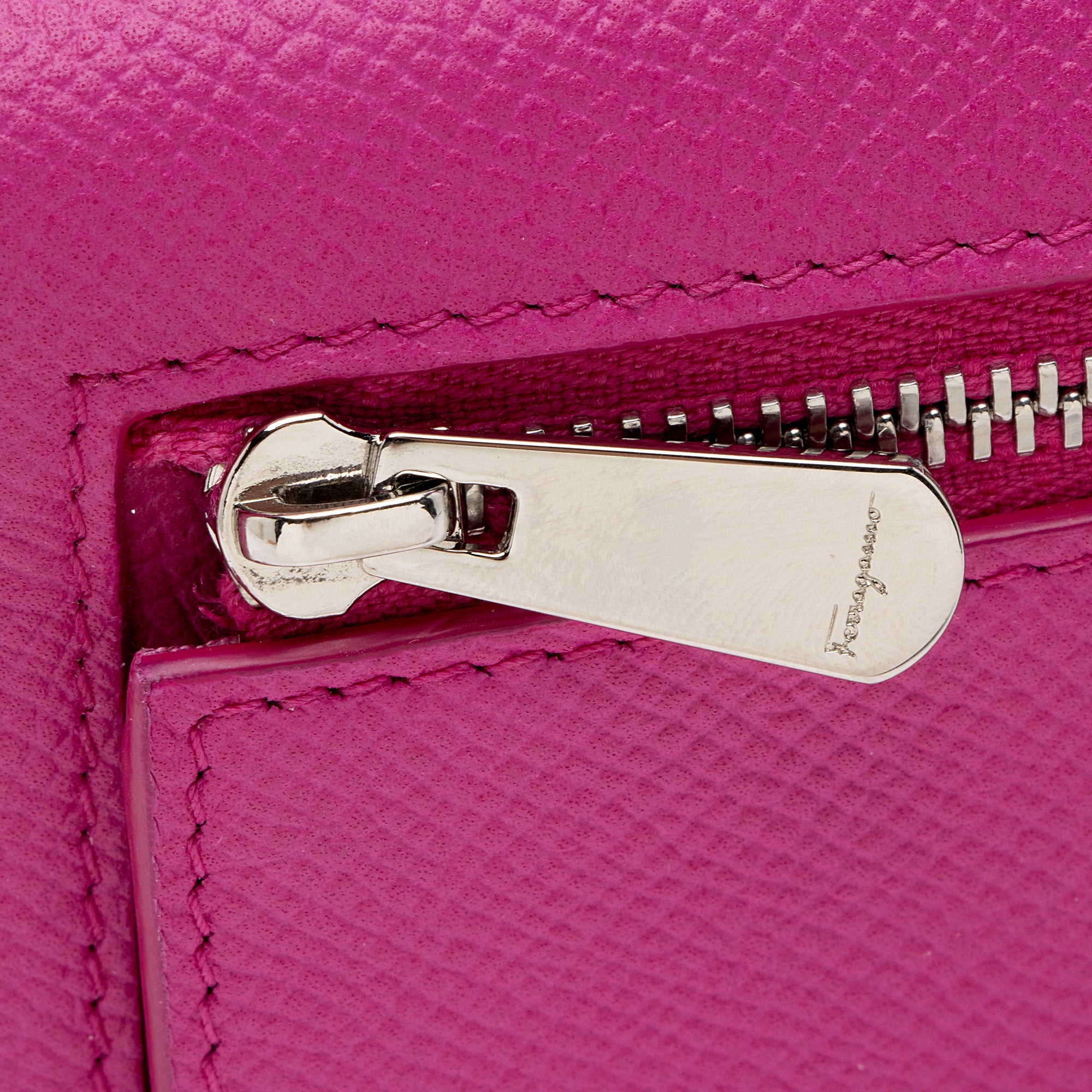 Ferragamo Calfskin Gancini Continental Wallet
