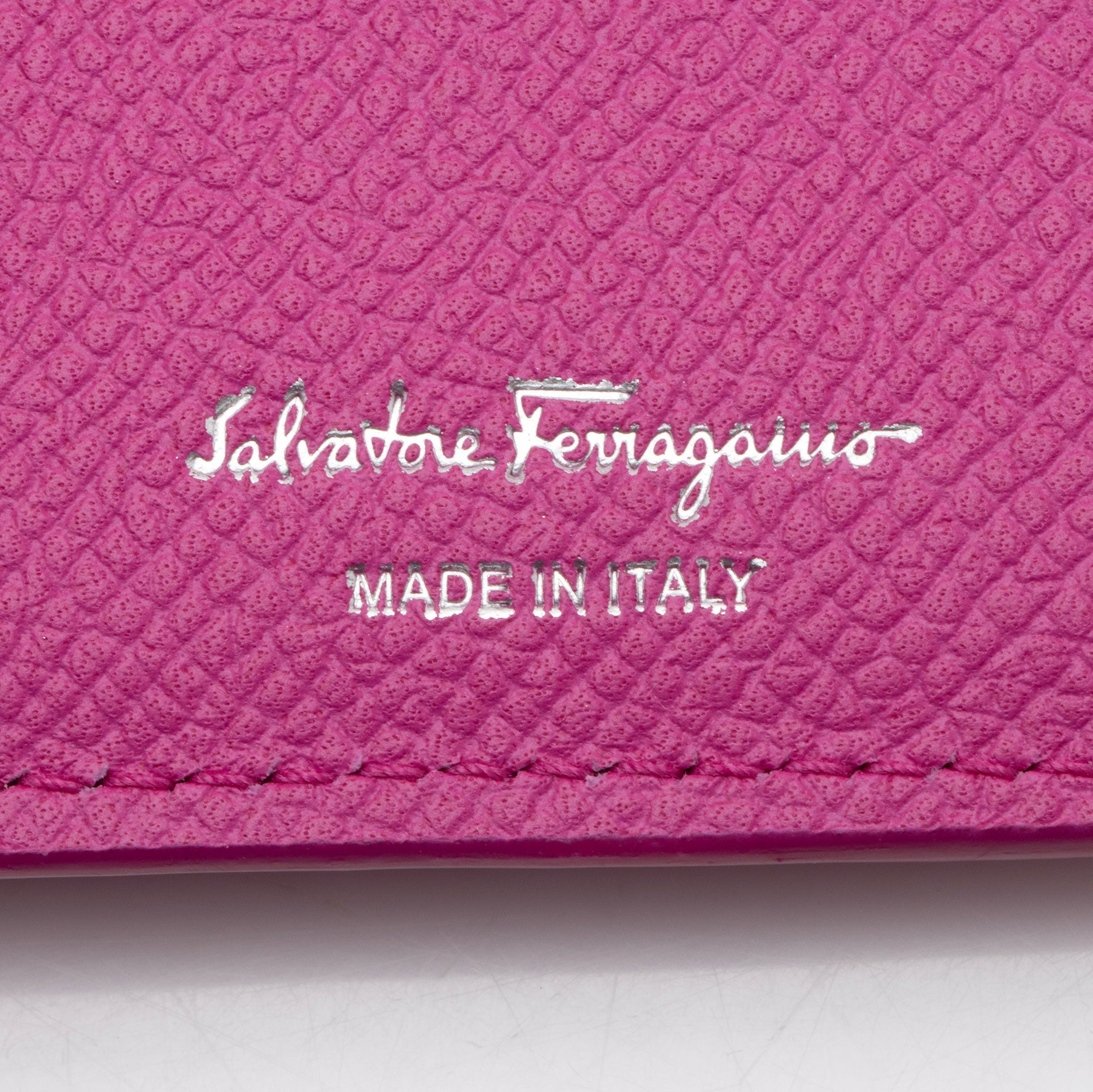 Ferragamo Calfskin Gancini Continental Wallet