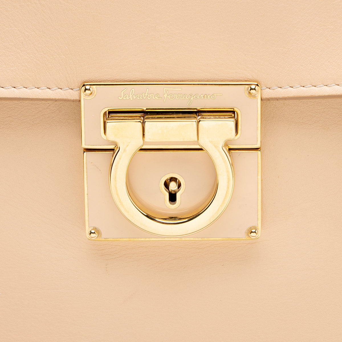 Ferragamo Calfskin Sookie Medium Satchel